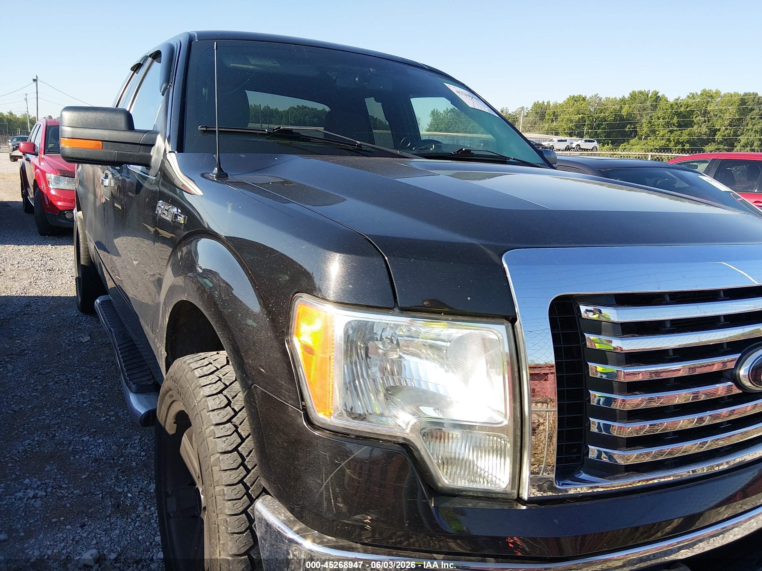 2012 Ford F-150 Xlt Black vin: 1FTEX1CM8CFB61364