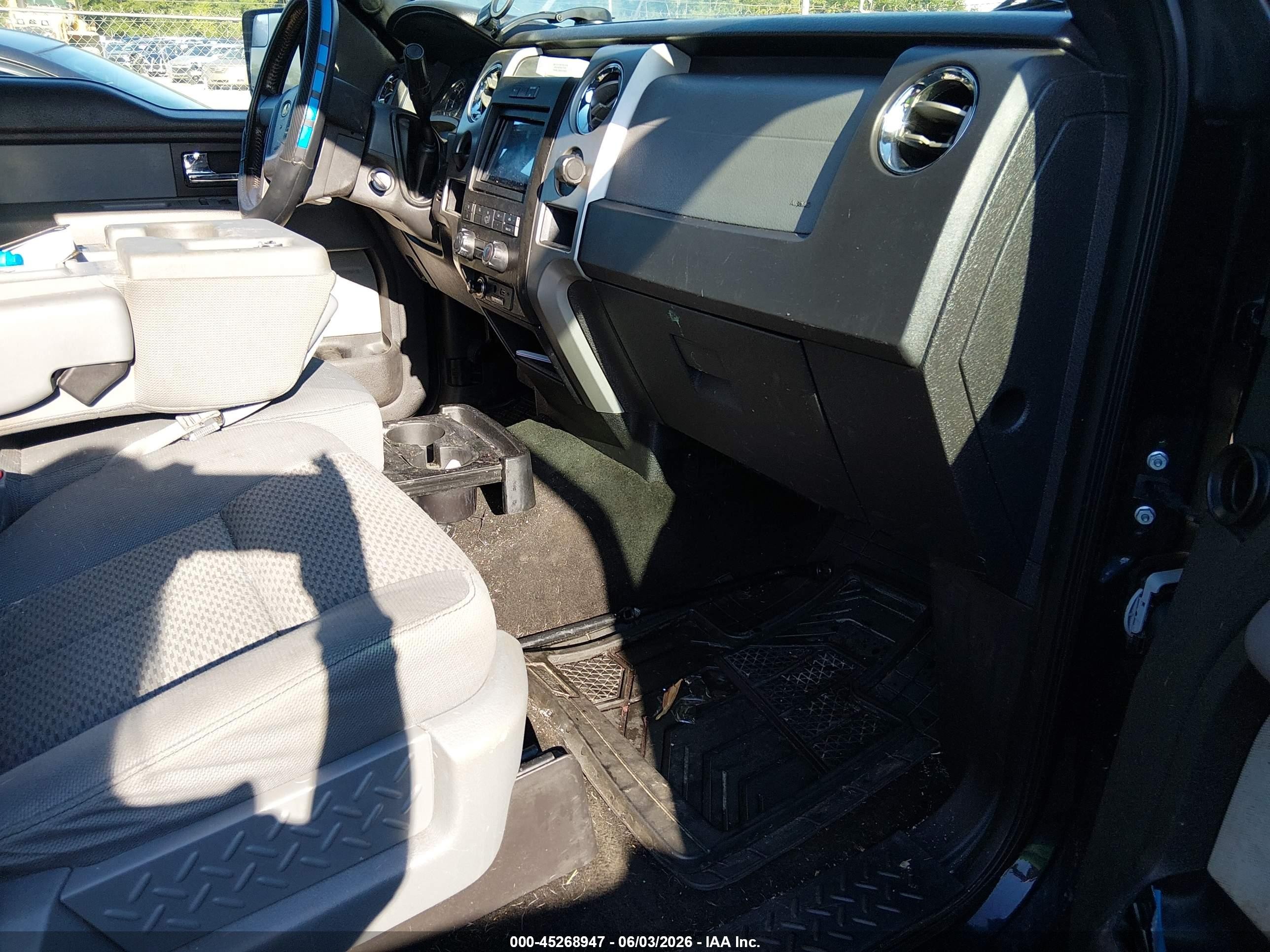 2012 Ford F-150 Xlt Black vin: 1FTEX1CM8CFB61364