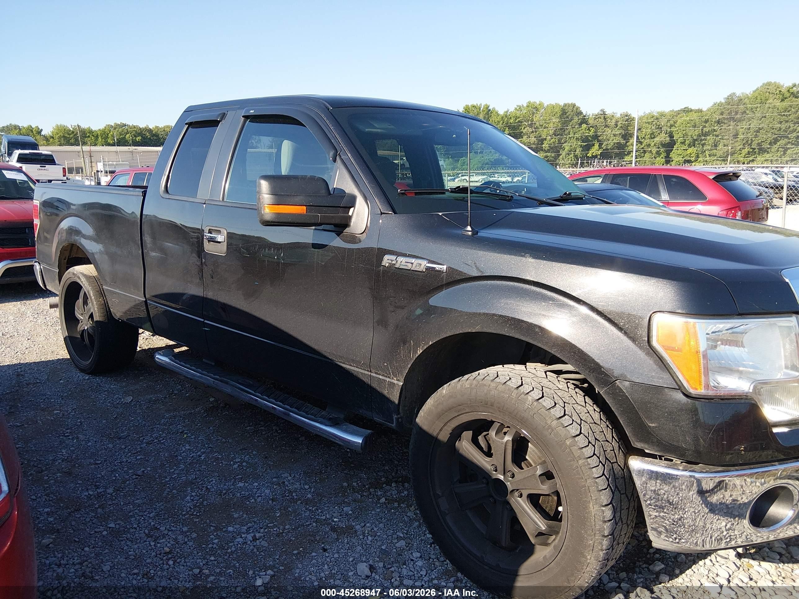 2012 Ford F-150 Xlt Black vin: 1FTEX1CM8CFB61364