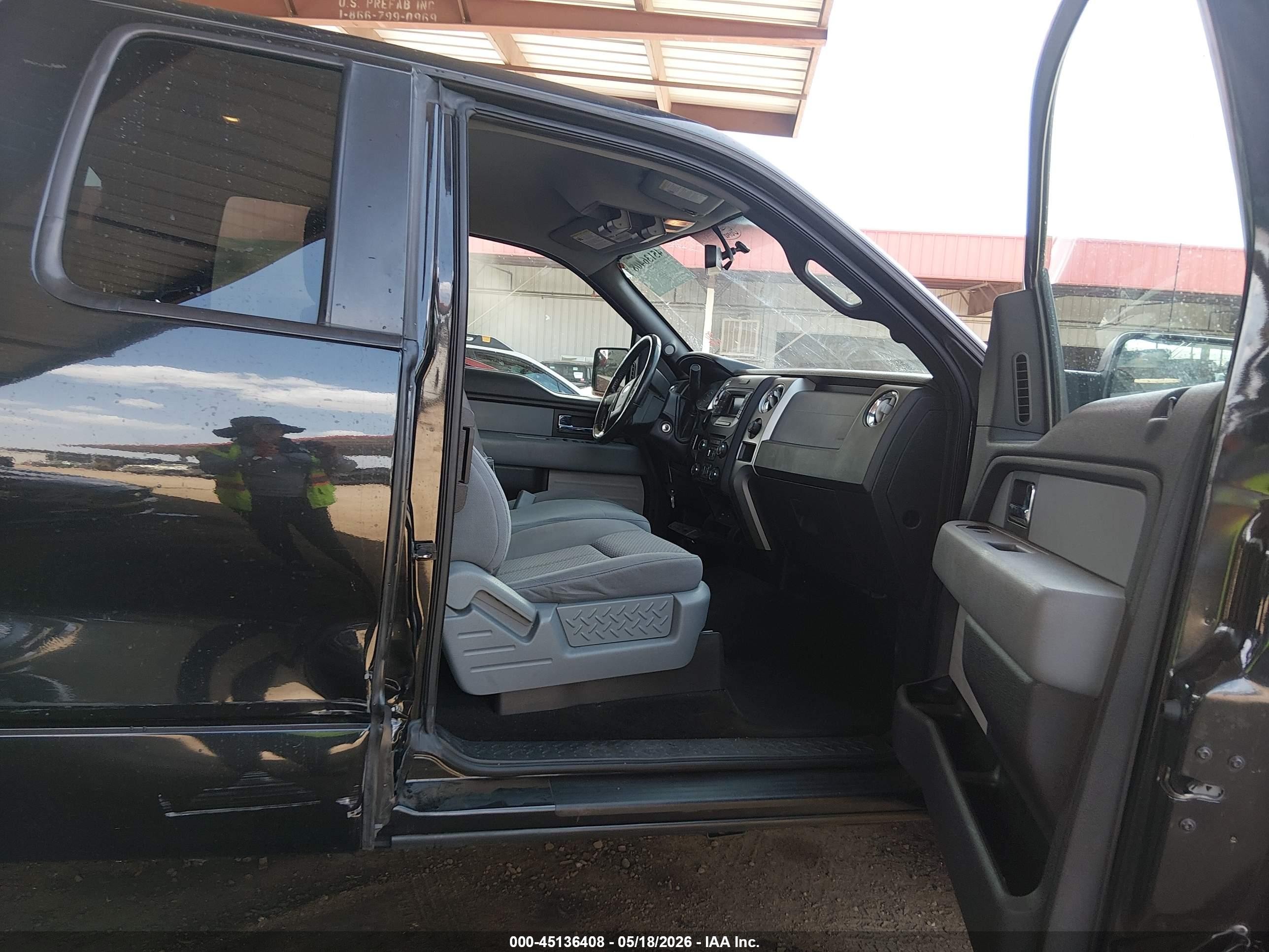 2013 Ford F-150 Xlt Black vin: 1FTEX1CM8DFD56253