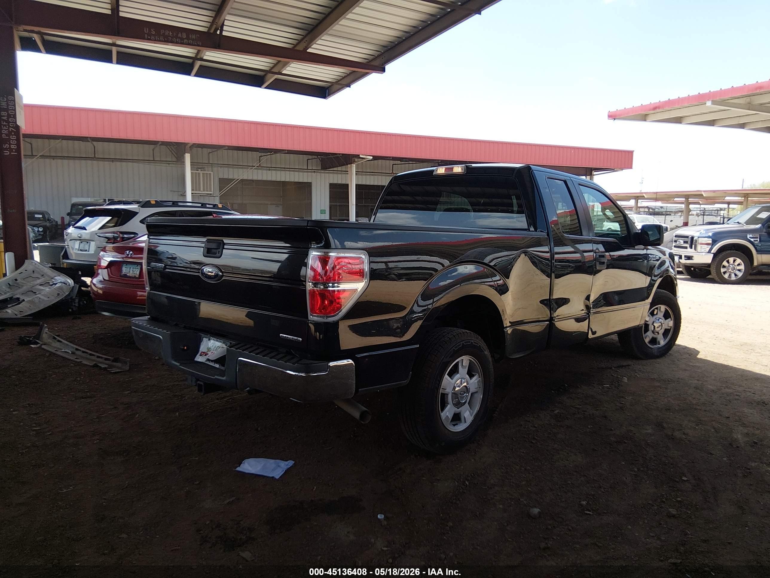 2013 Ford F-150 Xlt Black vin: 1FTEX1CM8DFD56253