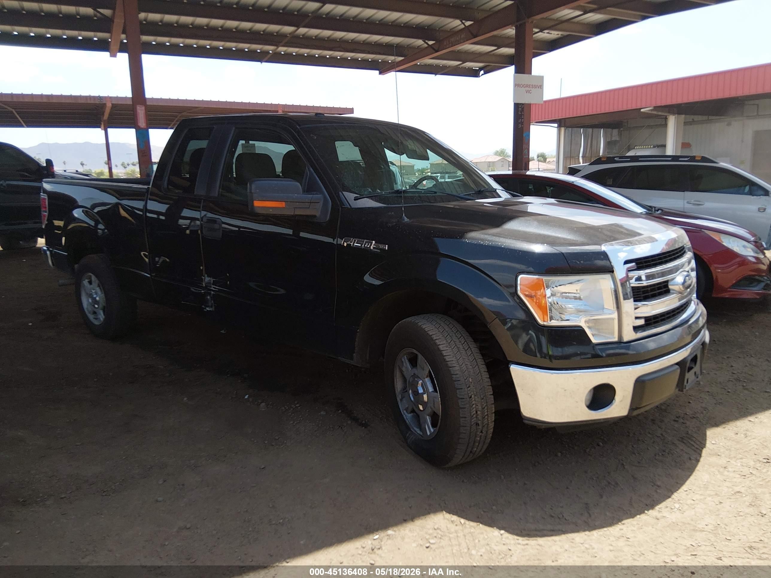 2013 Ford F-150 Xlt Black vin: 1FTEX1CM8DFD56253