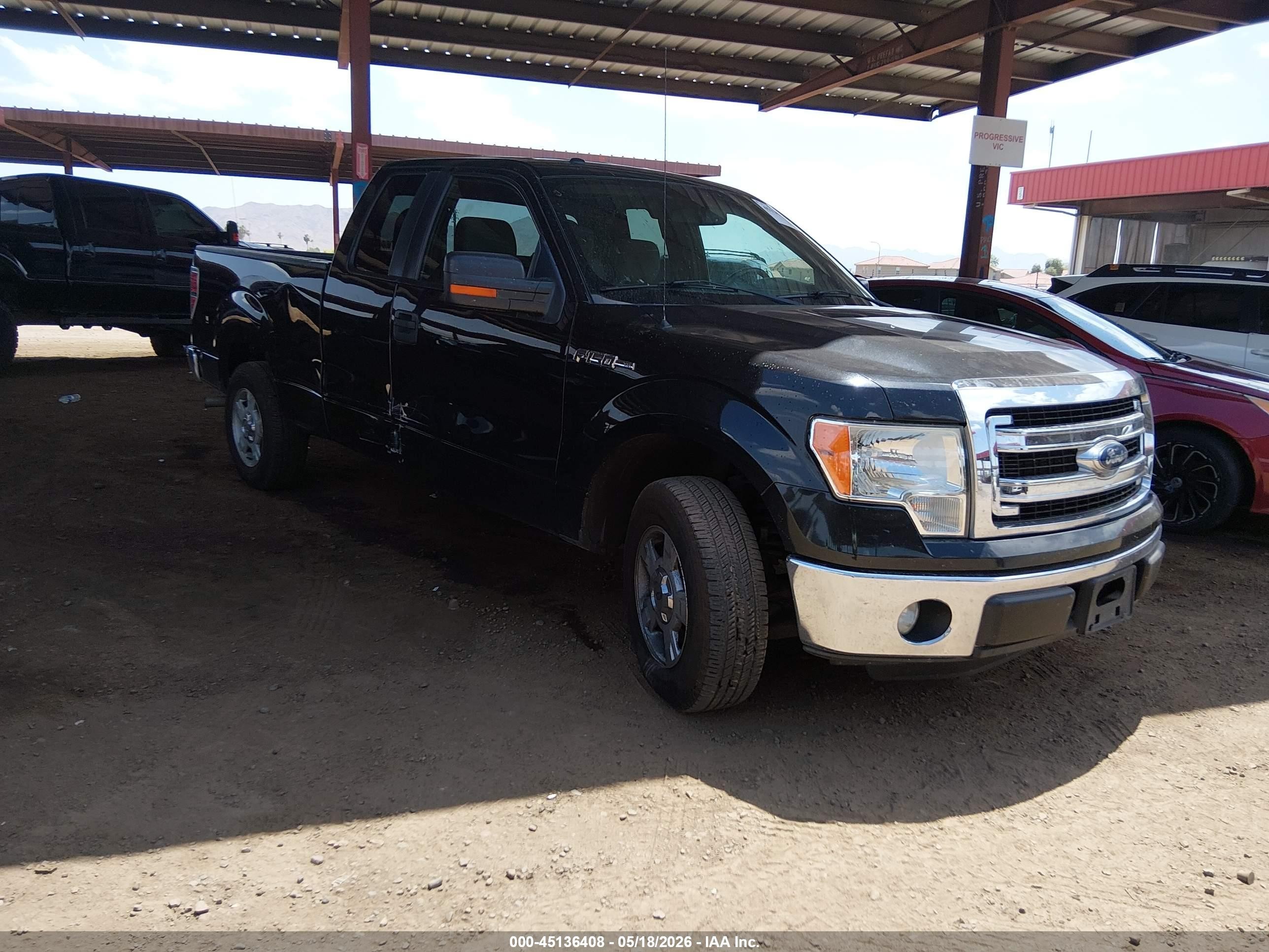2013 Ford F-150 Xlt Black vin: 1FTEX1CM8DFD56253