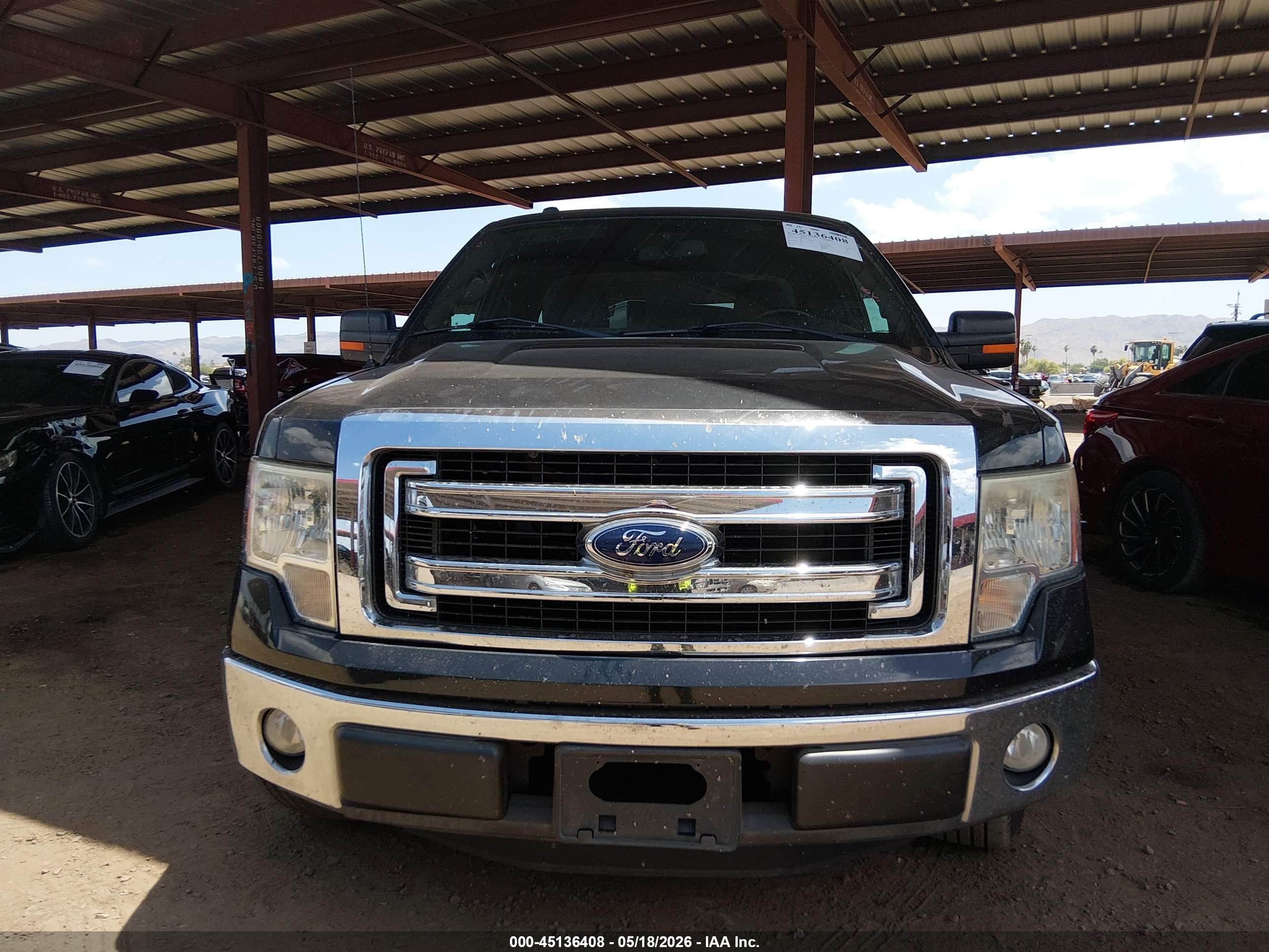 2013 Ford F-150 Xlt Black vin: 1FTEX1CM8DFD56253