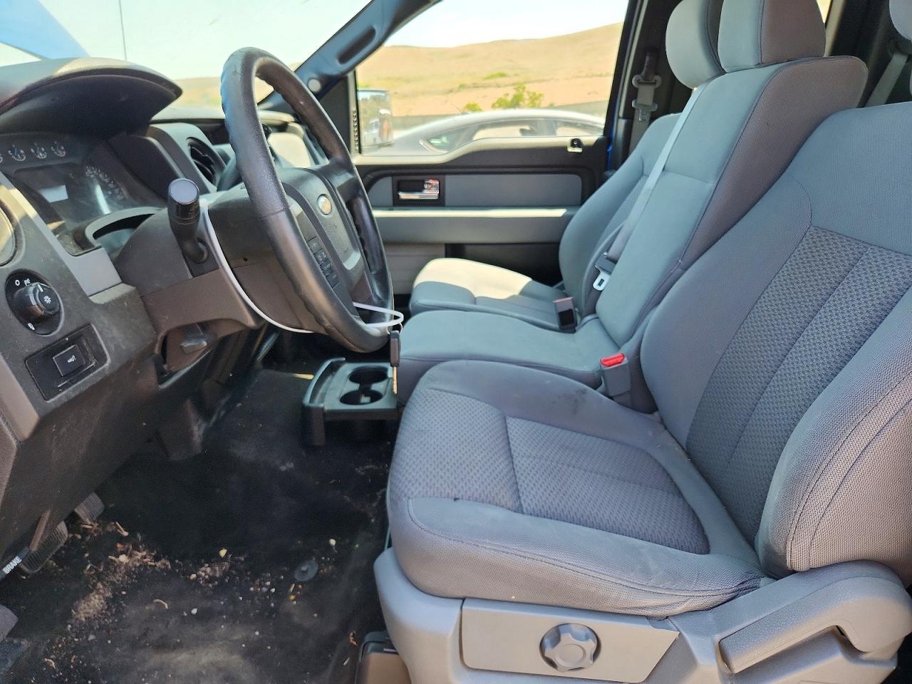 2014 Ford F150 Super Cab Blue vin: 1FTEX1CM8EFC41900