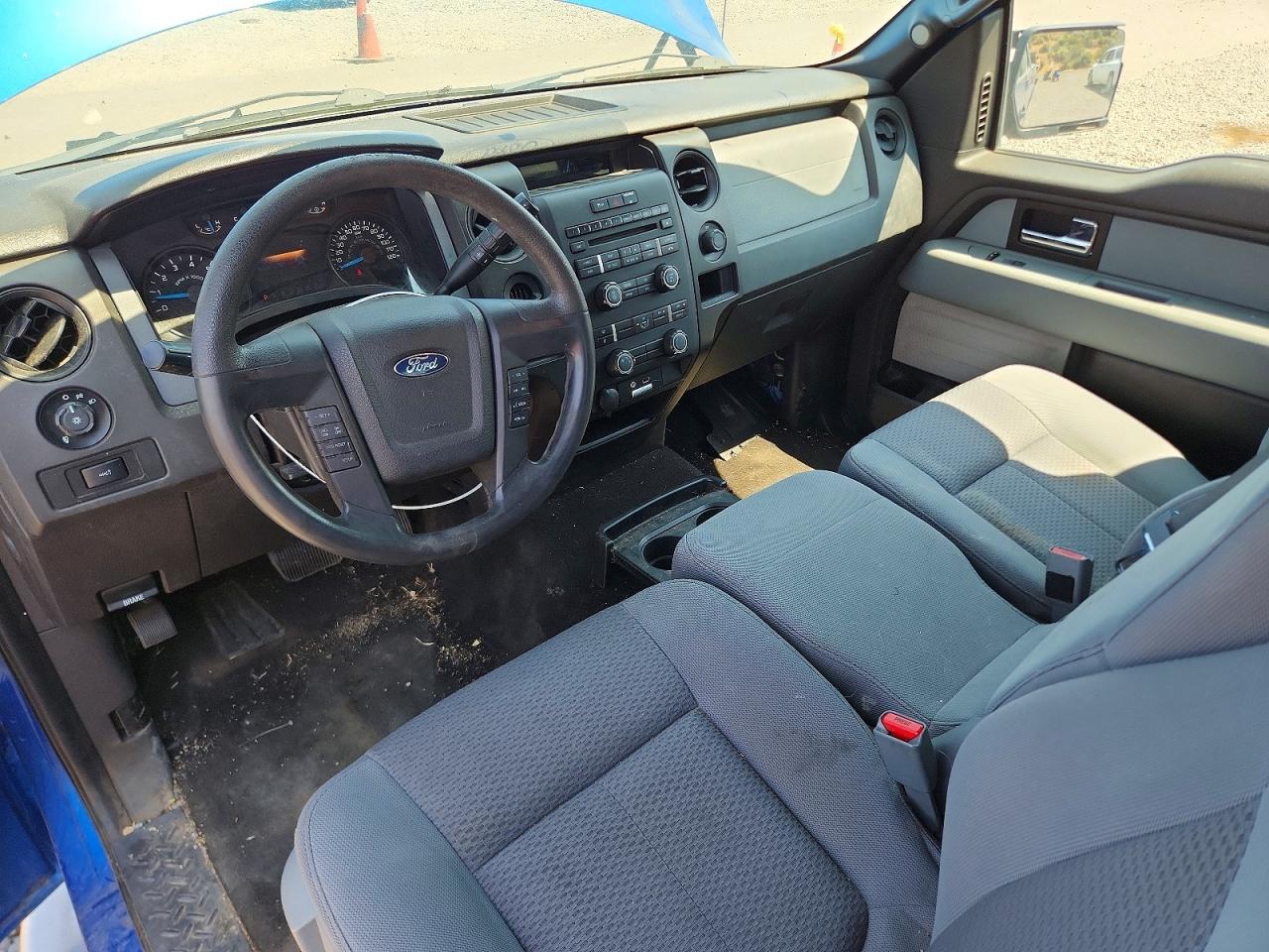 2014 Ford F150 Super Cab Blue vin: 1FTEX1CM8EFC41900