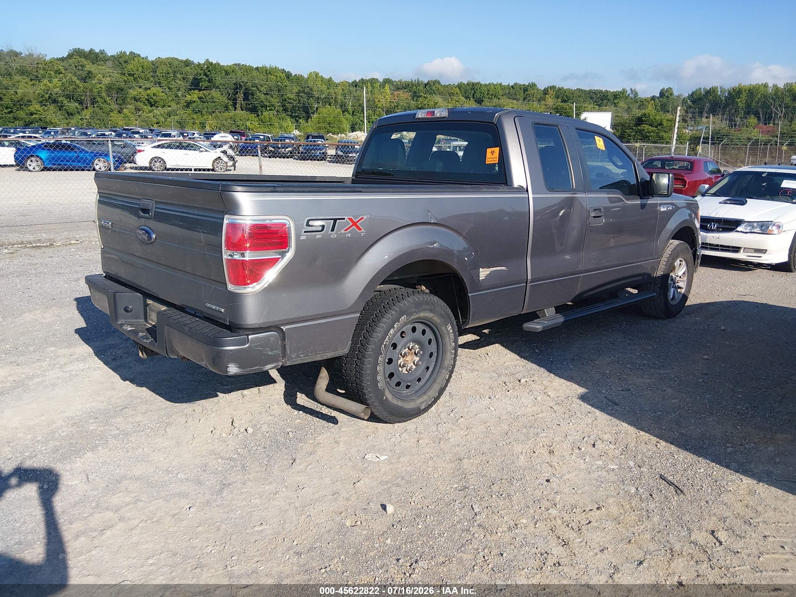 2014 Ford F-150 Stx/xl/xlt Gray vin: 1FTEX1CM8EKF42691