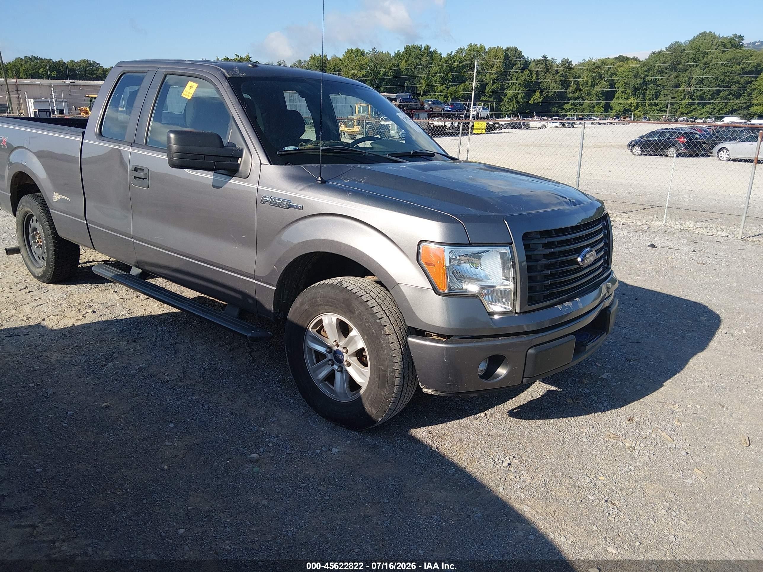 2014 Ford F-150 Stx/xl/xlt Gray vin: 1FTEX1CM8EKF42691