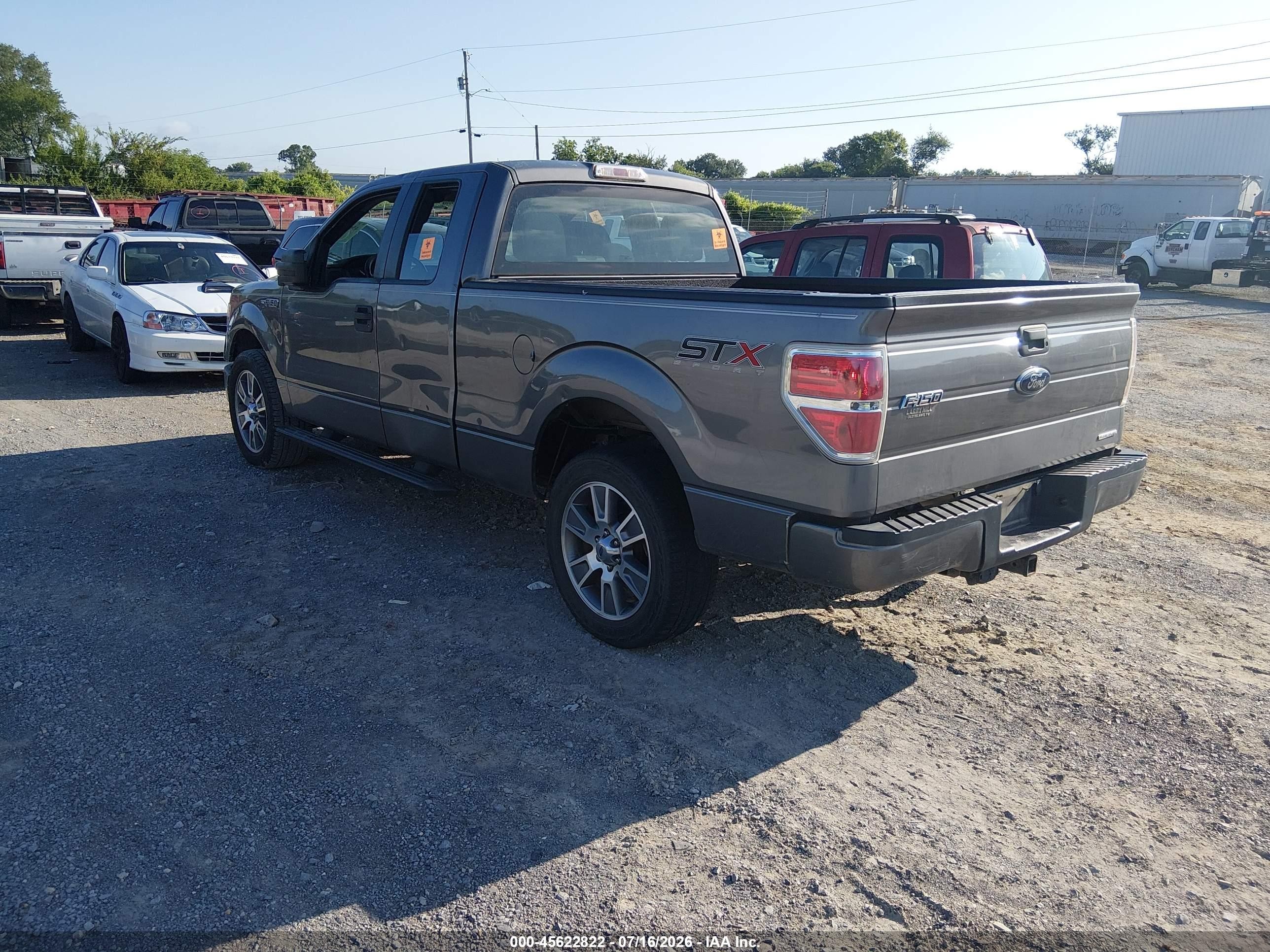 2014 Ford F-150 Stx/xl/xlt Gray vin: 1FTEX1CM8EKF42691