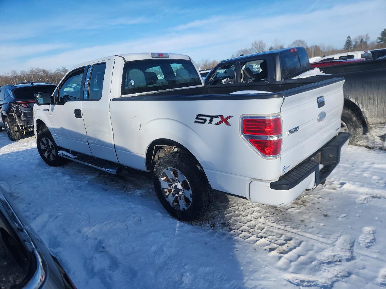 2014 Ford F150 White vin: 1FTEX1CM8EKG06745