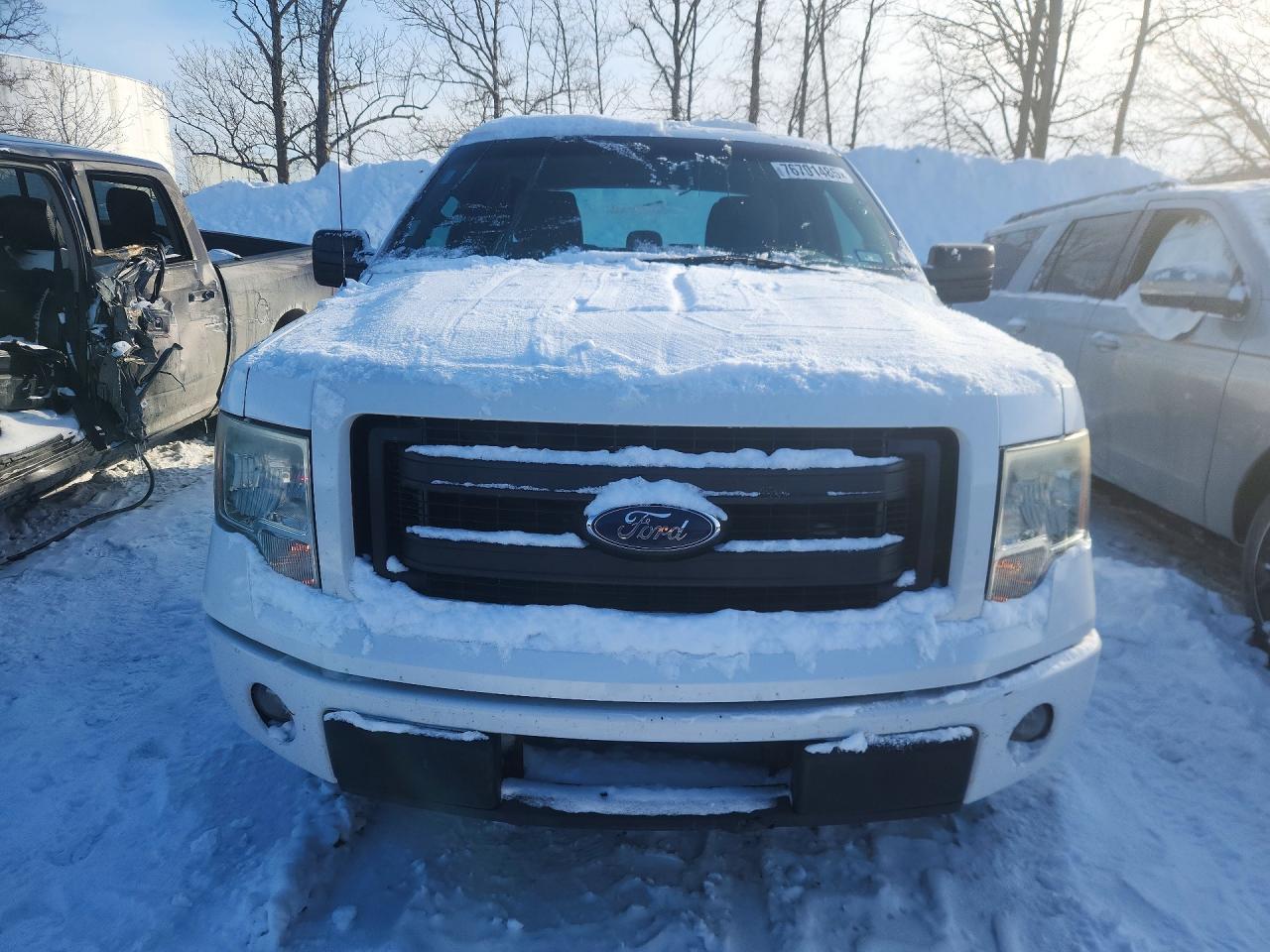 2014 Ford F150 White vin: 1FTEX1CM8EKG06745