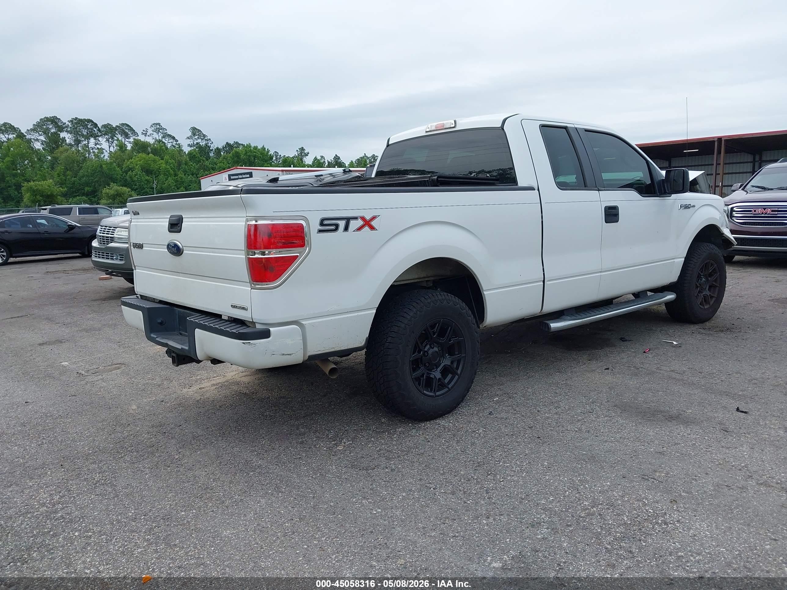 2014 Ford F-150 Stx White vin: 1FTEX1CM8EKG28891