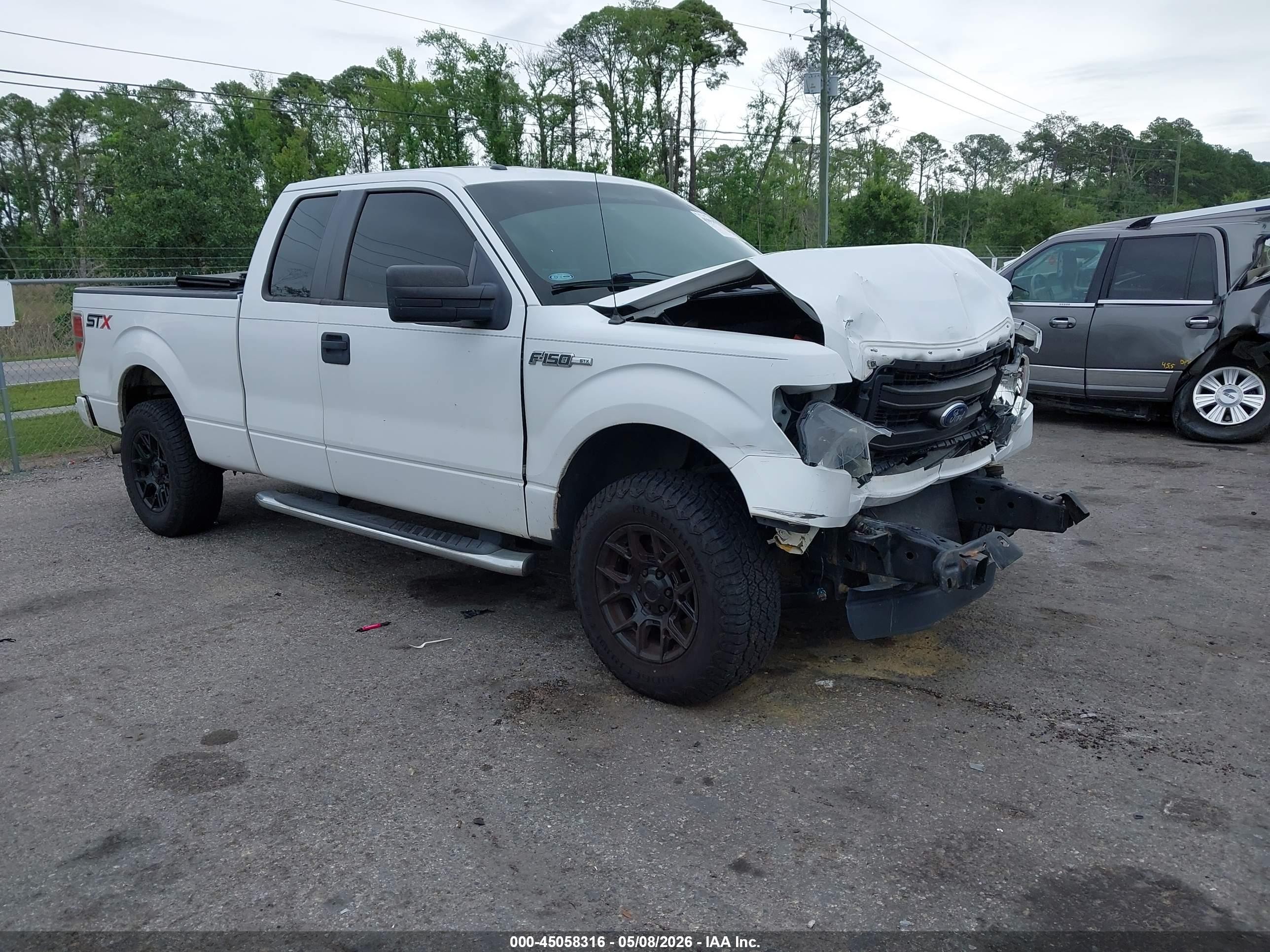 2014 Ford F-150 Stx Белый vin: 1FTEX1CM8EKG28891