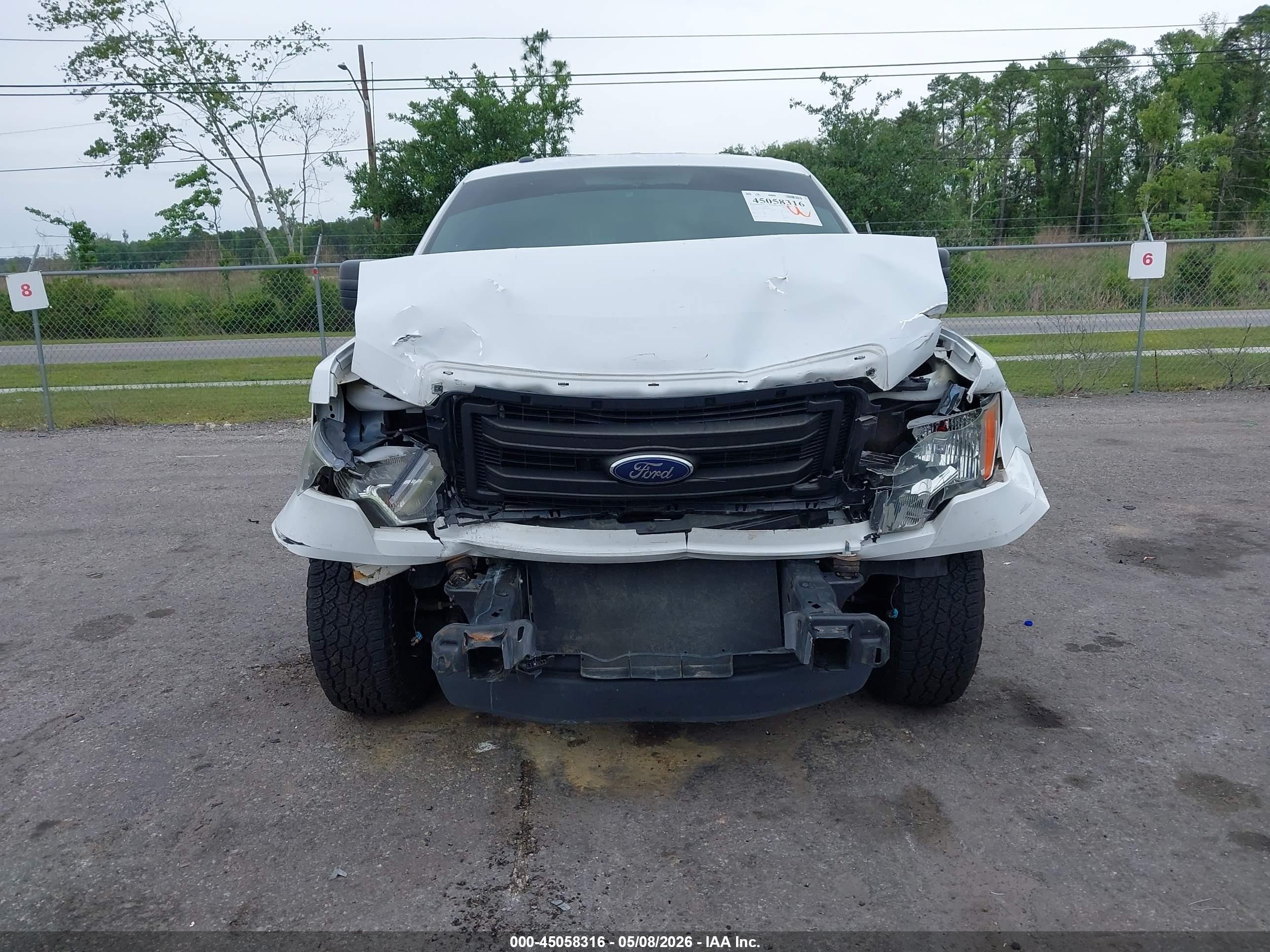 2014 Ford F-150 Stx White vin: 1FTEX1CM8EKG28891