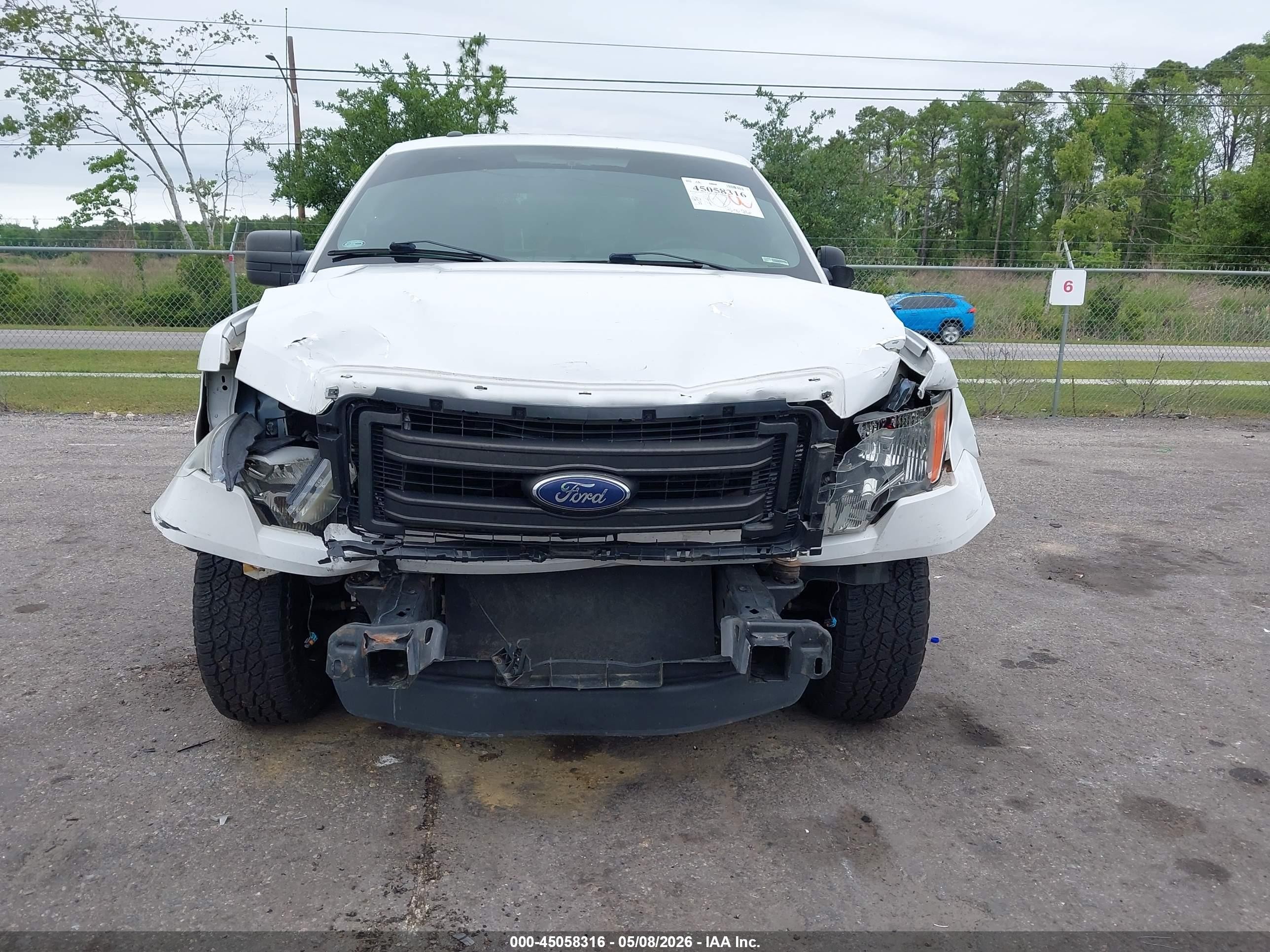 2014 Ford F-150 Stx White vin: 1FTEX1CM8EKG28891