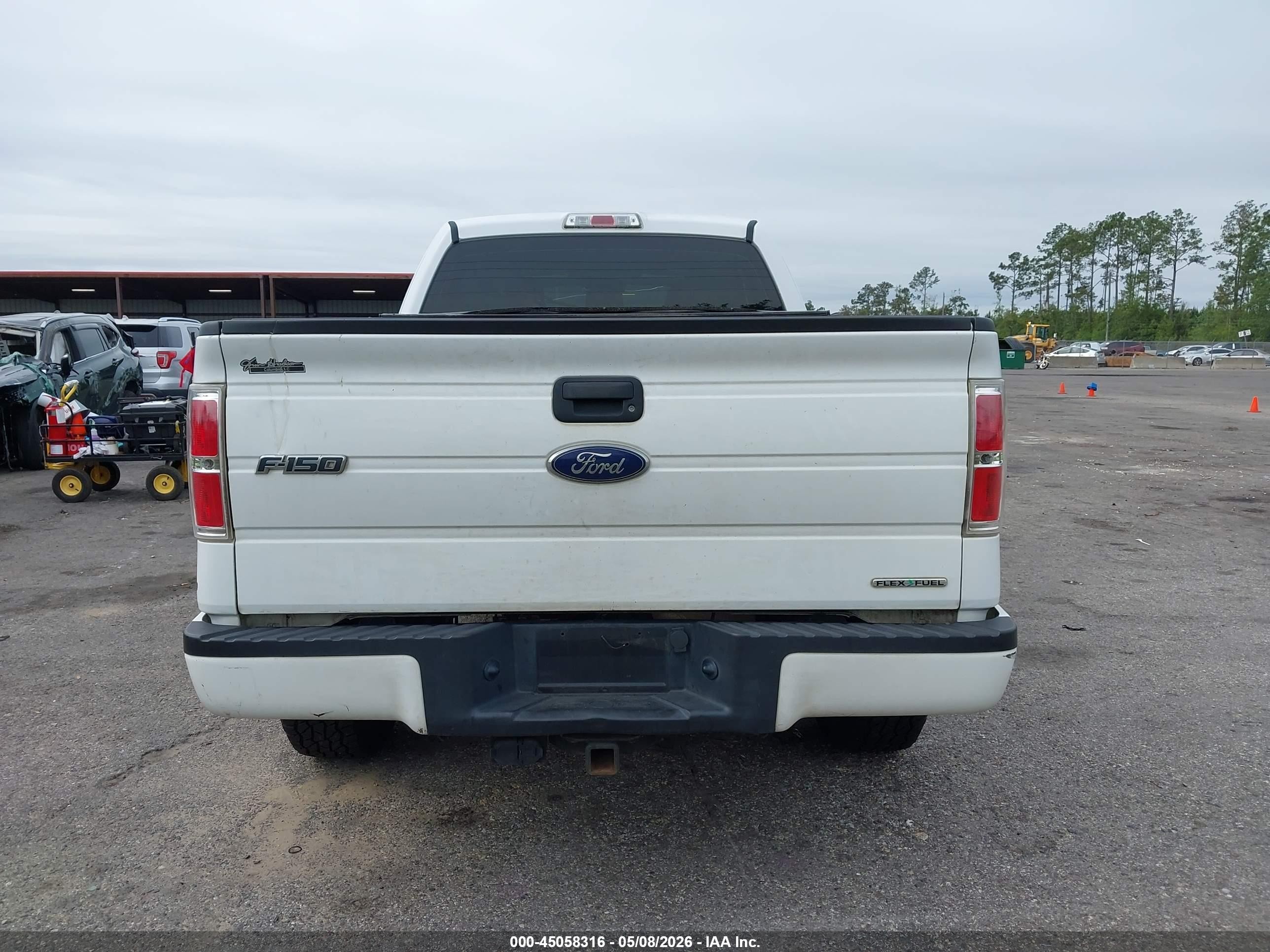 2014 Ford F-150 Stx White vin: 1FTEX1CM8EKG28891