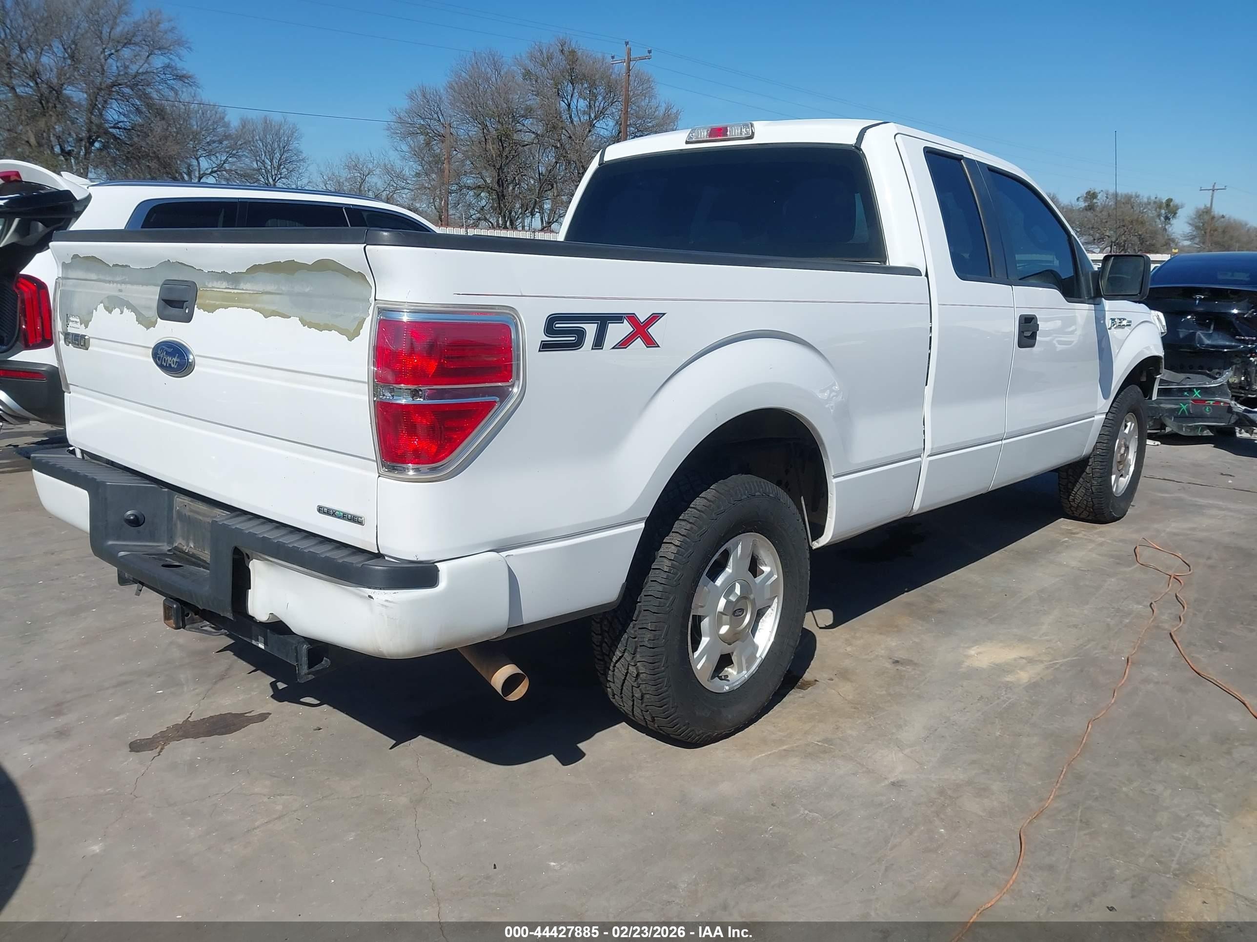 2014 Ford F-150 Stx White vin: 1FTEX1CM8EKG31953