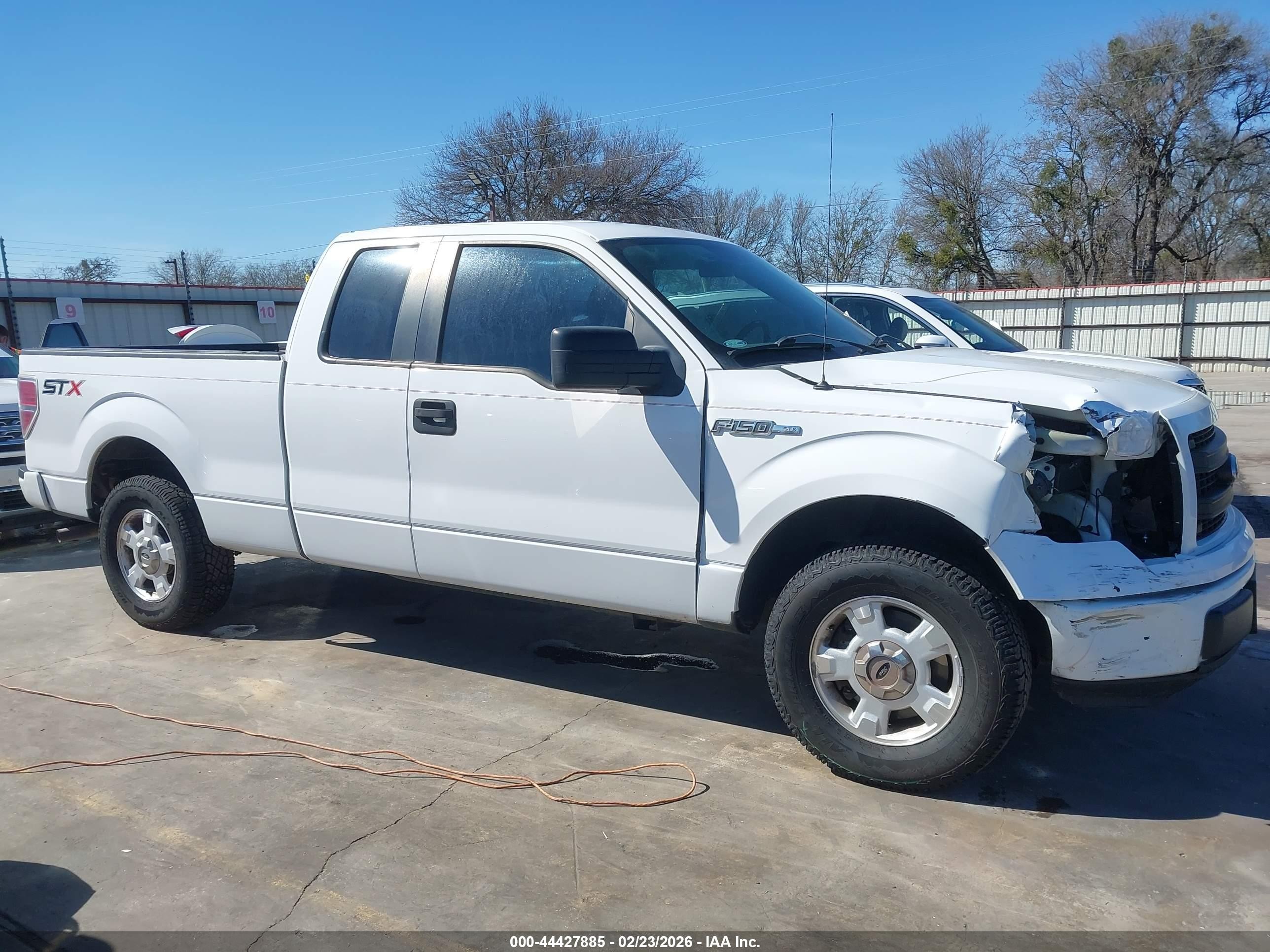 2014 Ford F-150 Stx White vin: 1FTEX1CM8EKG31953