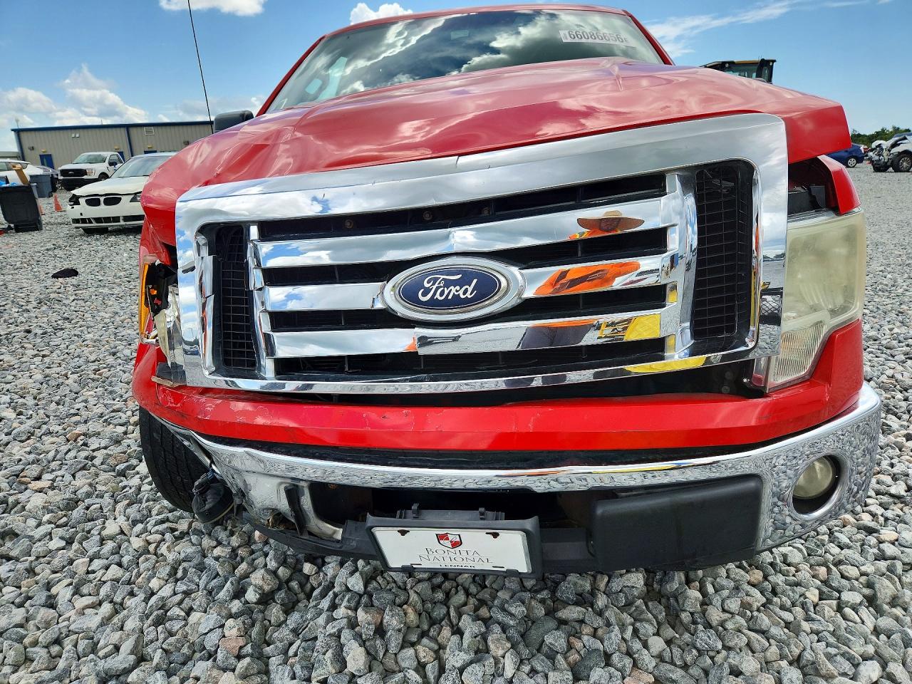2011 Ford F150 Super Cab Красный vin: 1FTEX1CM9BFA69212