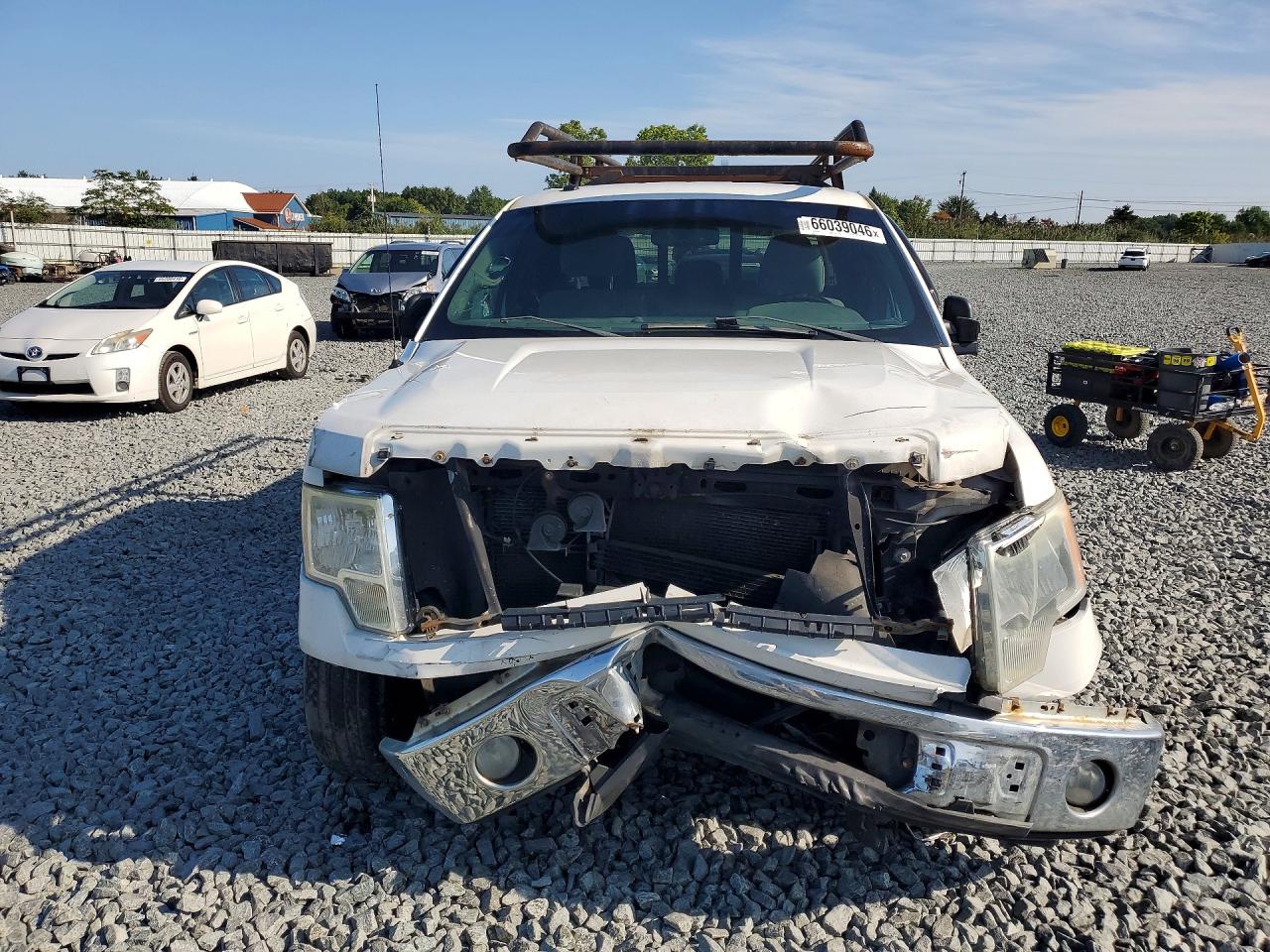 2011 Ford F150 Super Cab White vin: 1FTEX1CM9BFA74720