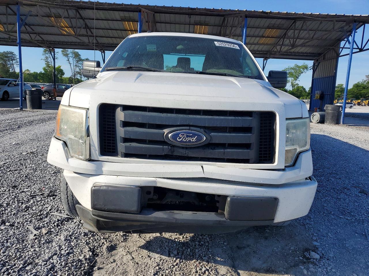 2011 Ford F150 Super Cab White vin: 1FTEX1CM9BFB29957