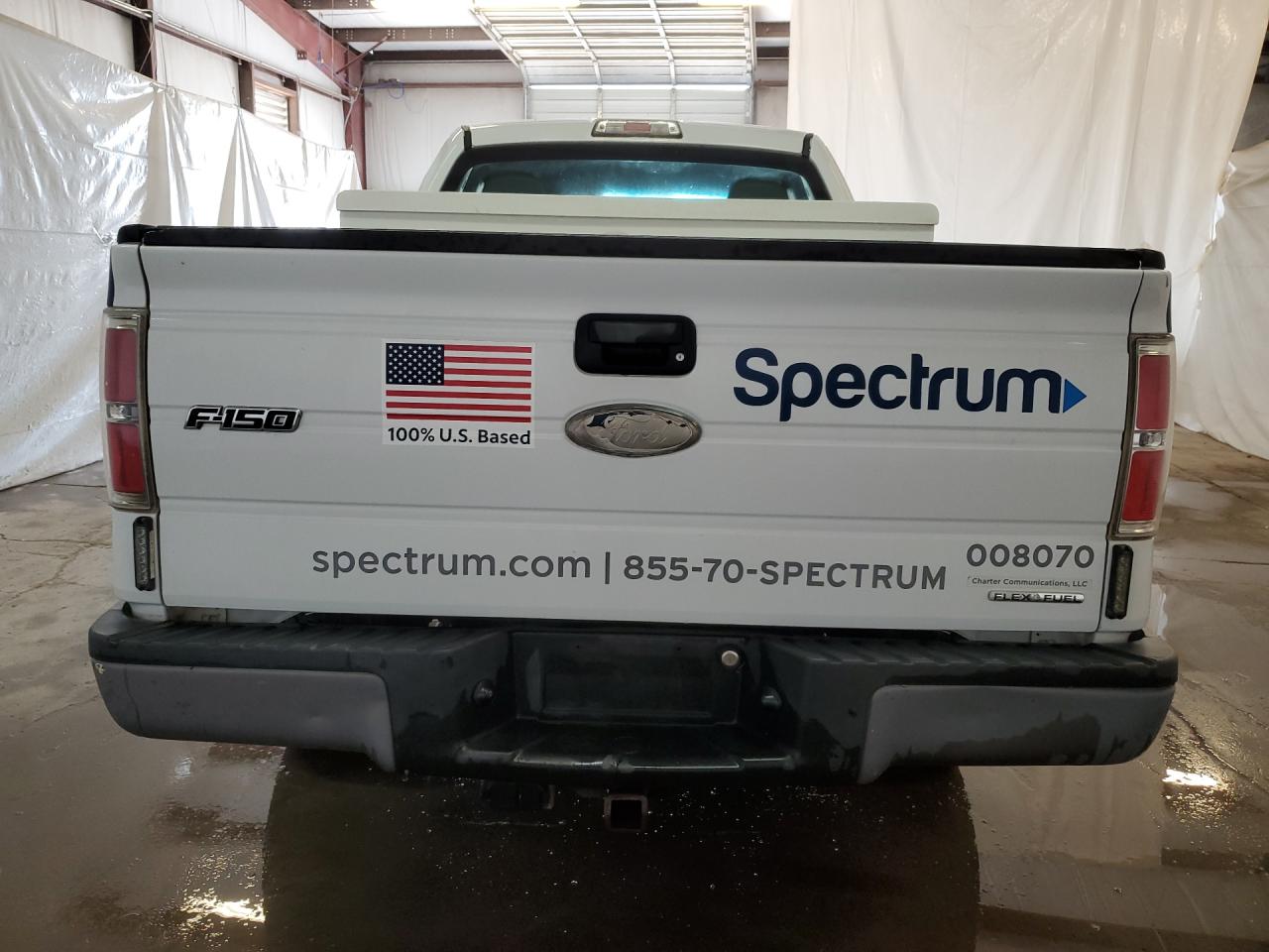 2011 Ford F150 Super Cab White vin: 1FTEX1CM9BFC21781 Damage: Tailgate Emblem, Faded, Replacement Required