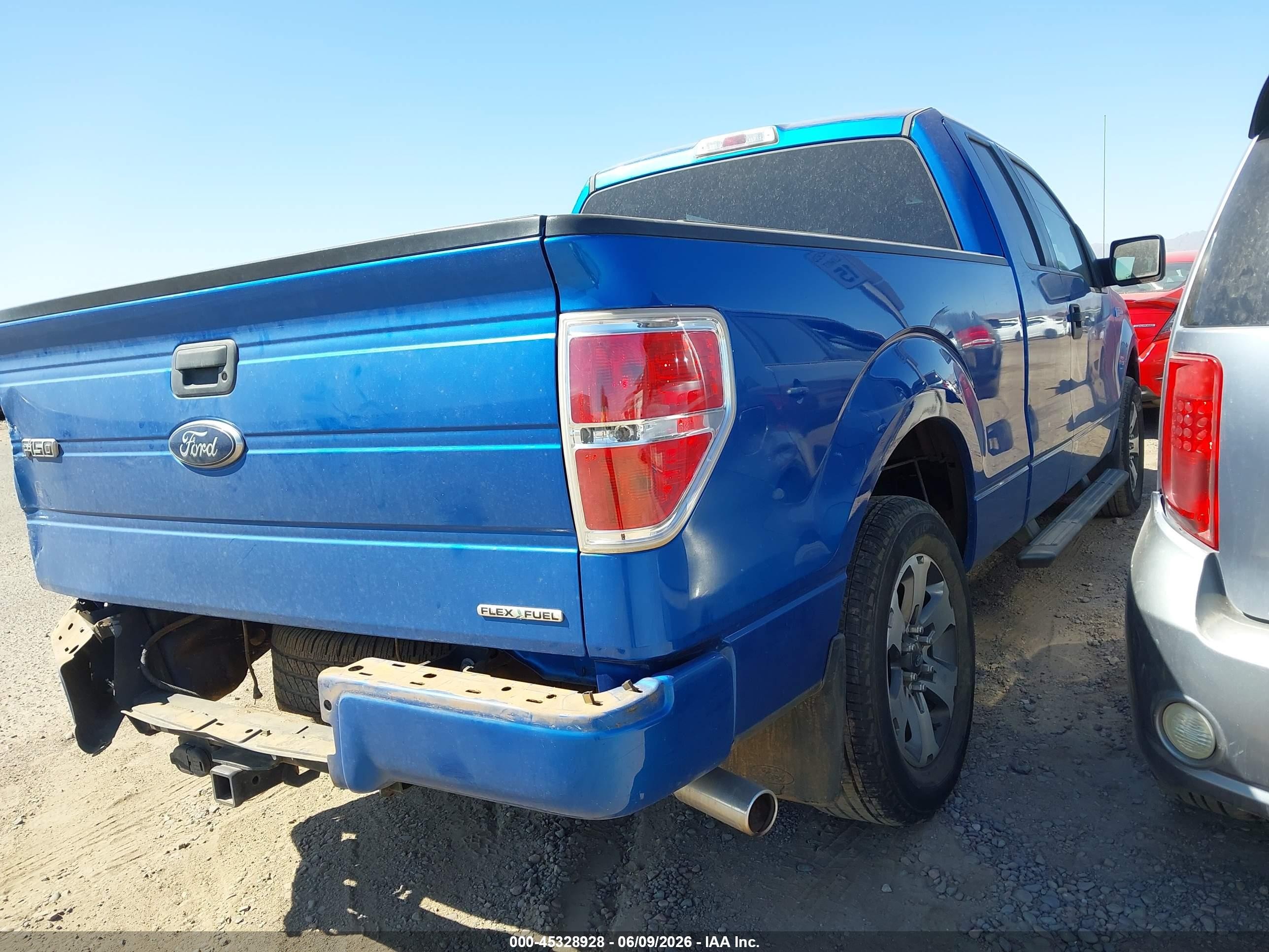 2012 Ford F-150 Xlt Blue vin: 1FTEX1CM9CFB22007
