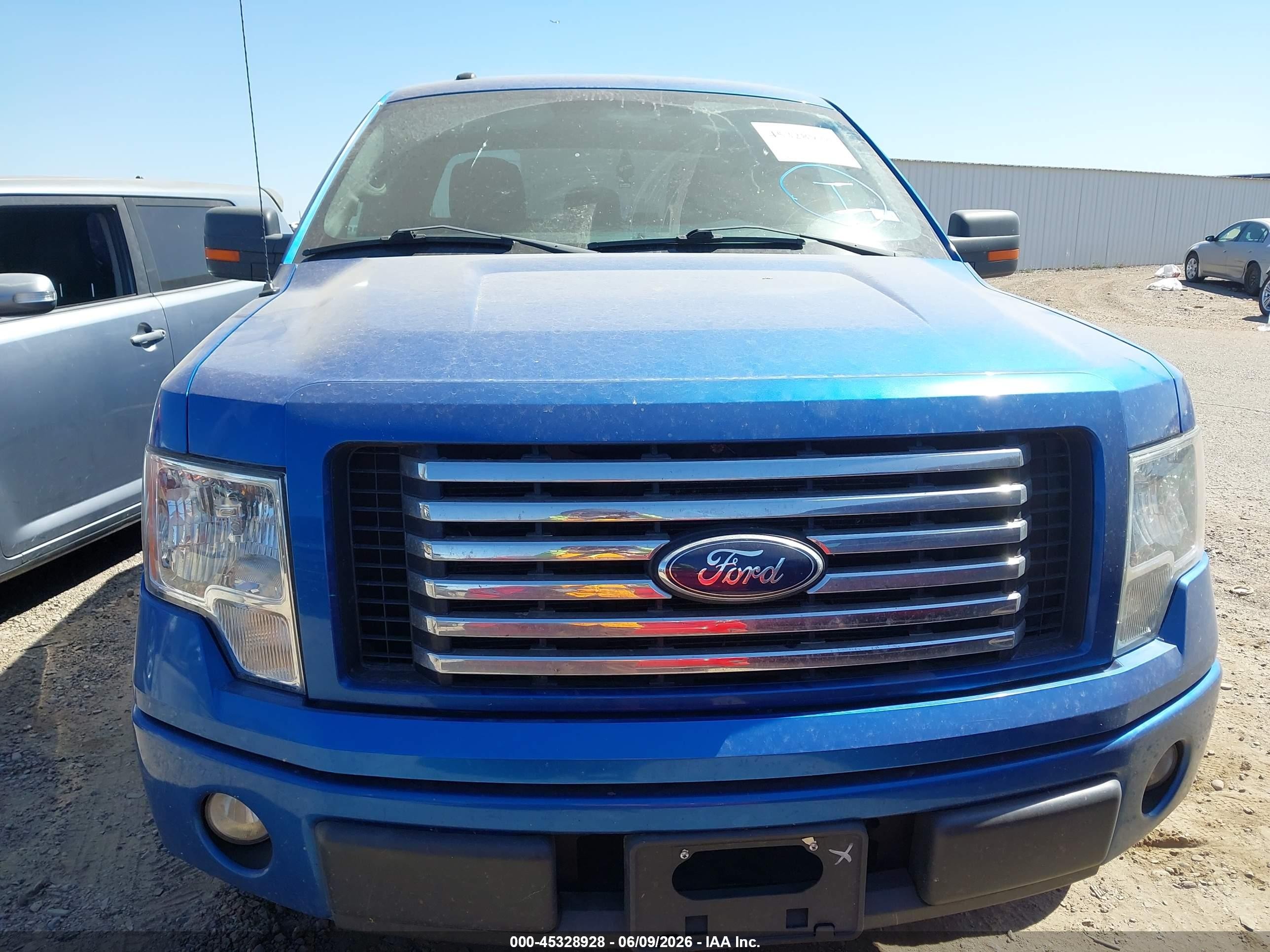2012 Ford F-150 Xlt Blue vin: 1FTEX1CM9CFB22007