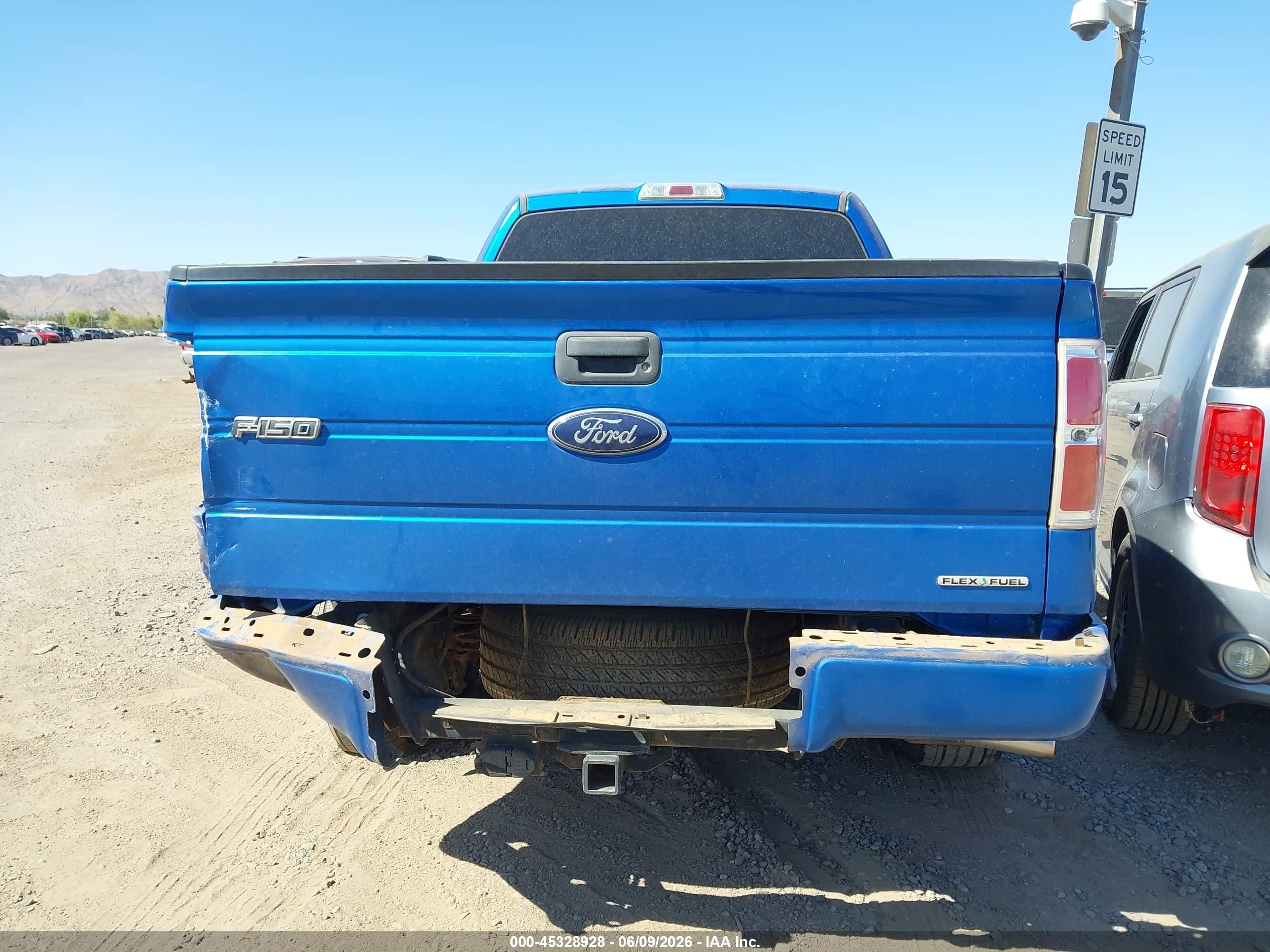 2012 Ford F-150 Xlt Blue vin: 1FTEX1CM9CFB22007