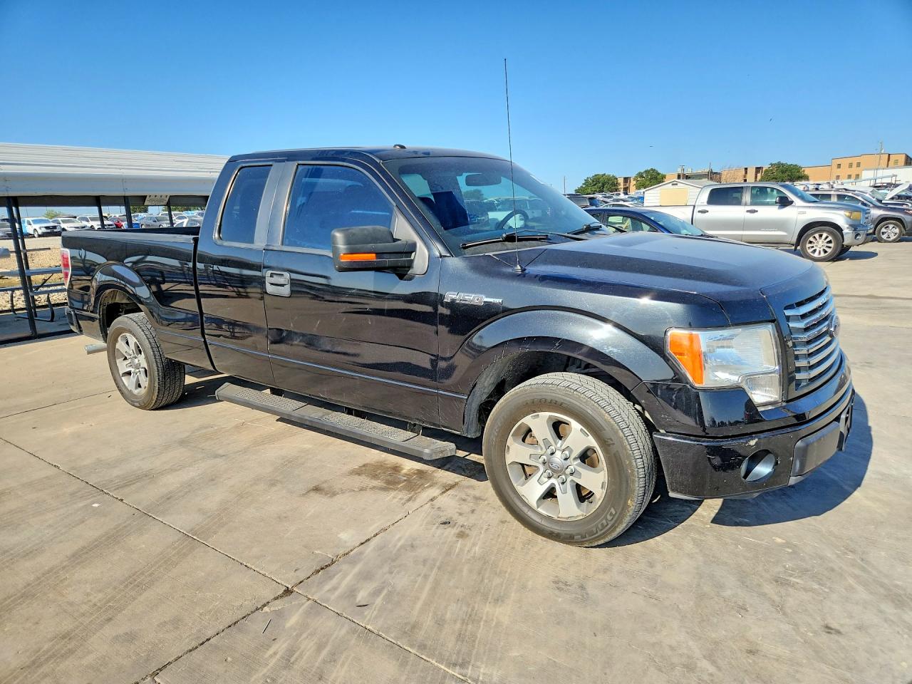 2012 Ford F150 Super Cab Black vin: 1FTEX1CM9CFB23531