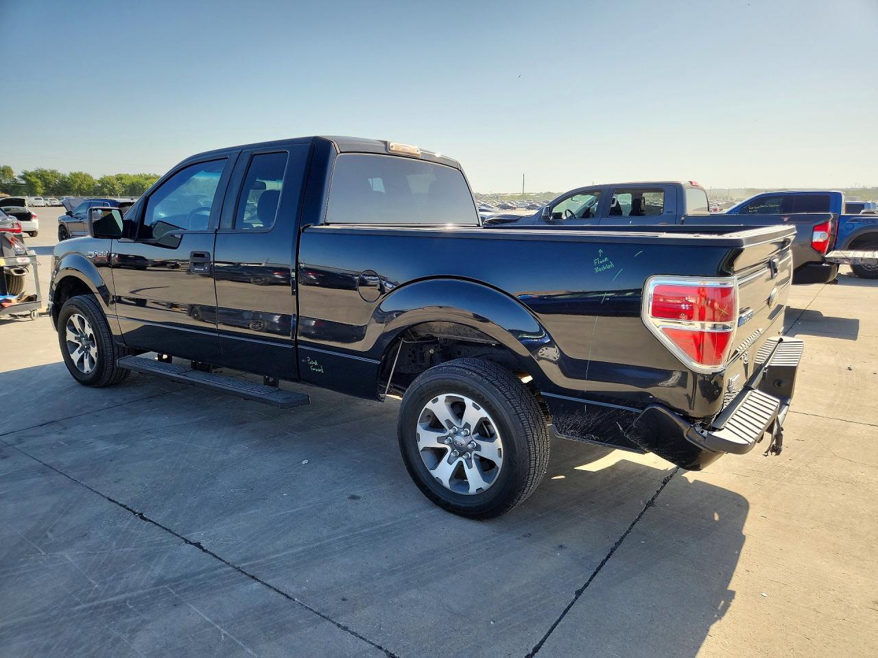 2012 Ford F150 Super Cab Black vin: 1FTEX1CM9CFB23531