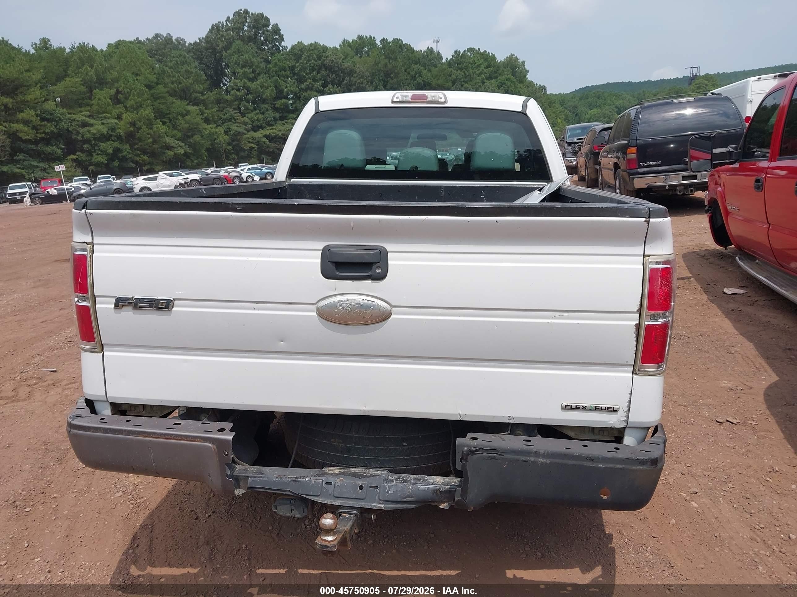 2012 Ford F-150 Xl White vin: 1FTEX1CM9CFB27093