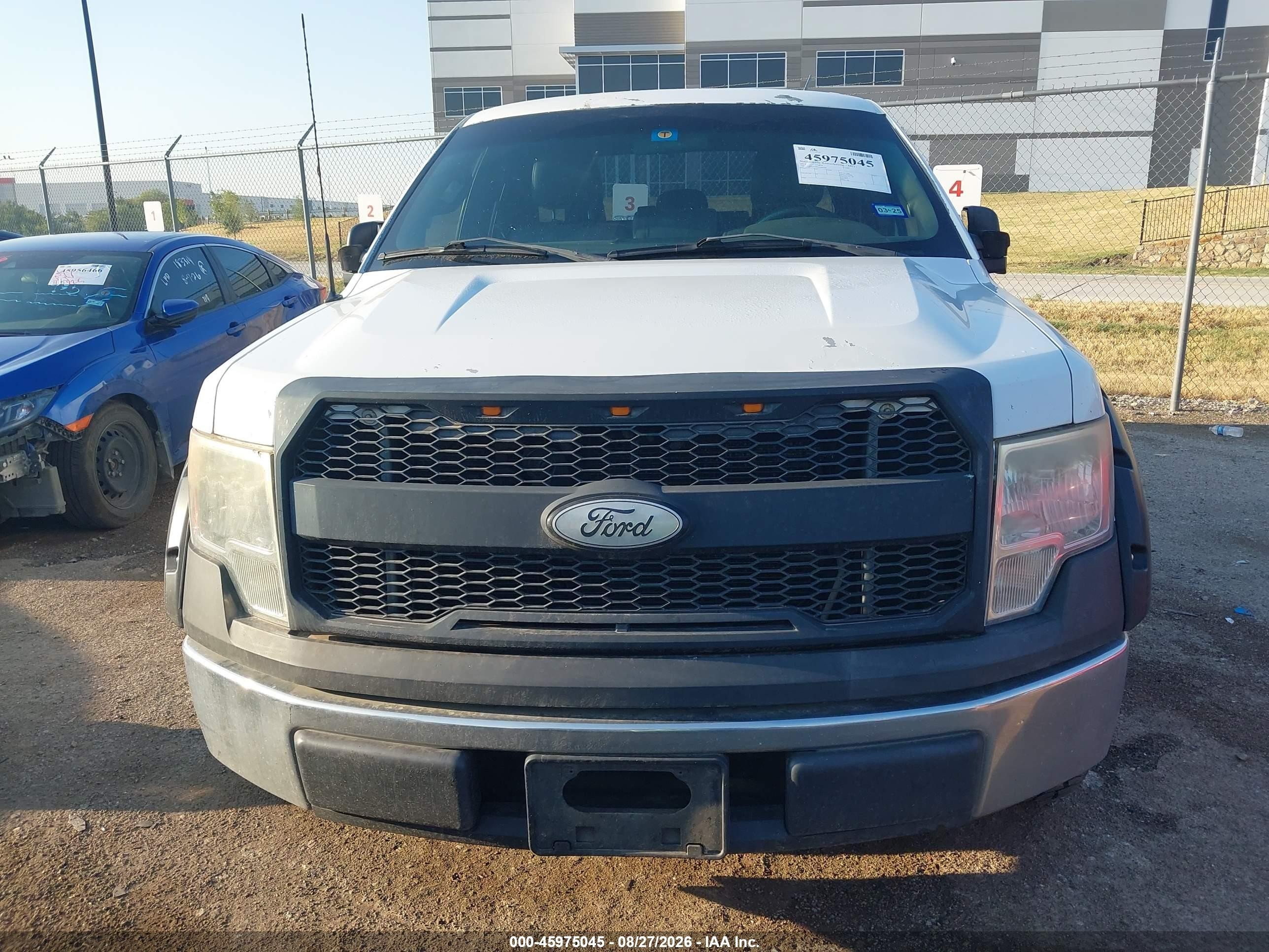 2012 Ford F-150 Xl White vin: 1FTEX1CM9CKD09769