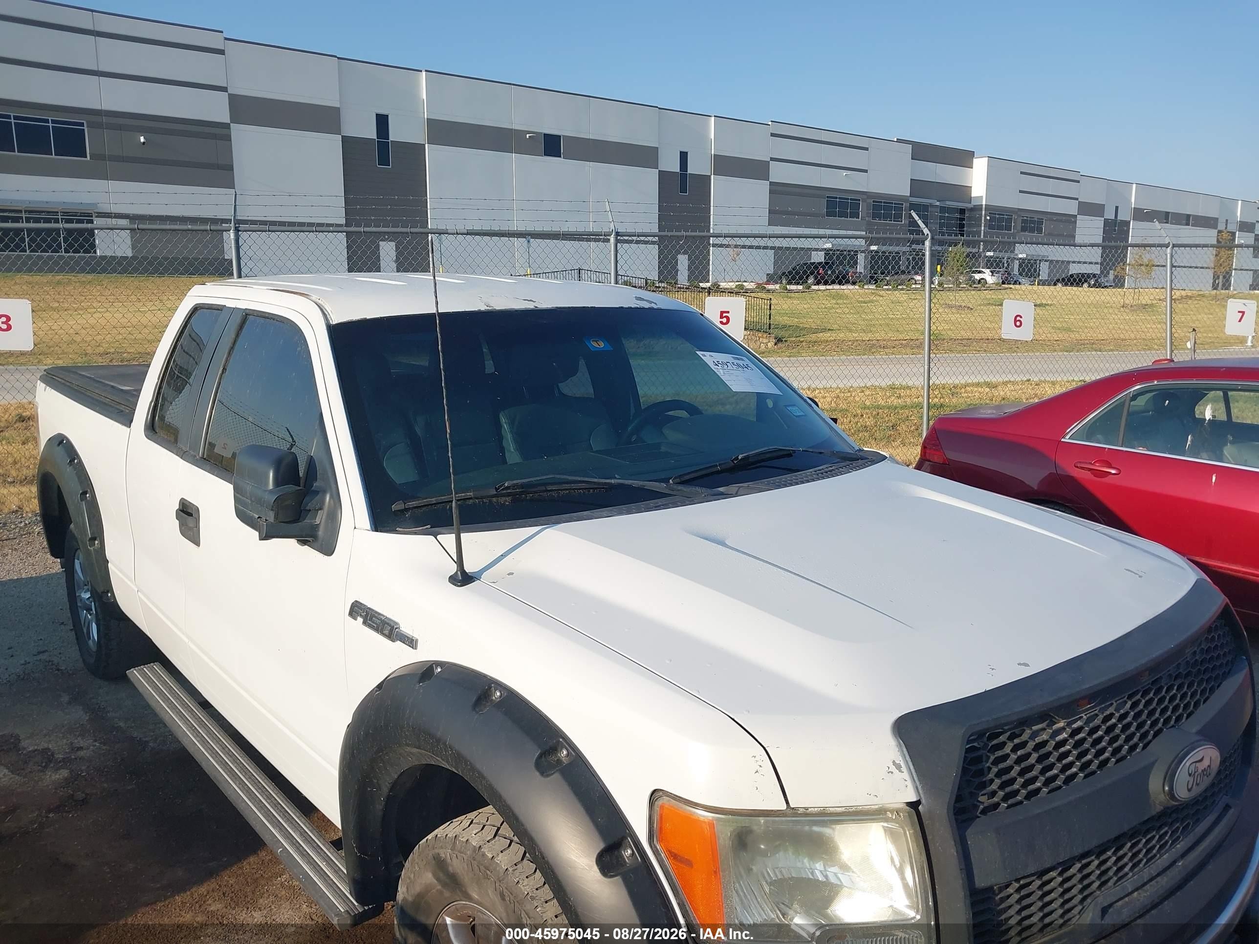 2012 Ford F-150 Xl White vin: 1FTEX1CM9CKD09769