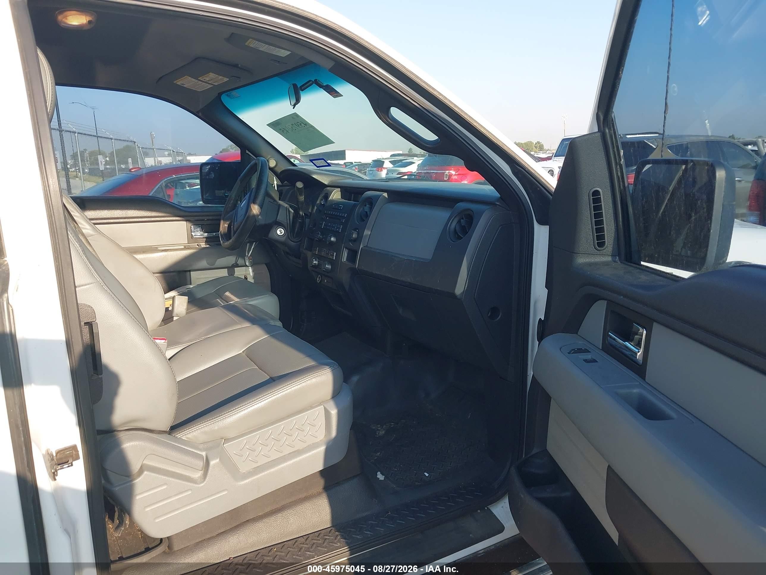 2012 Ford F-150 Xl White vin: 1FTEX1CM9CKD09769