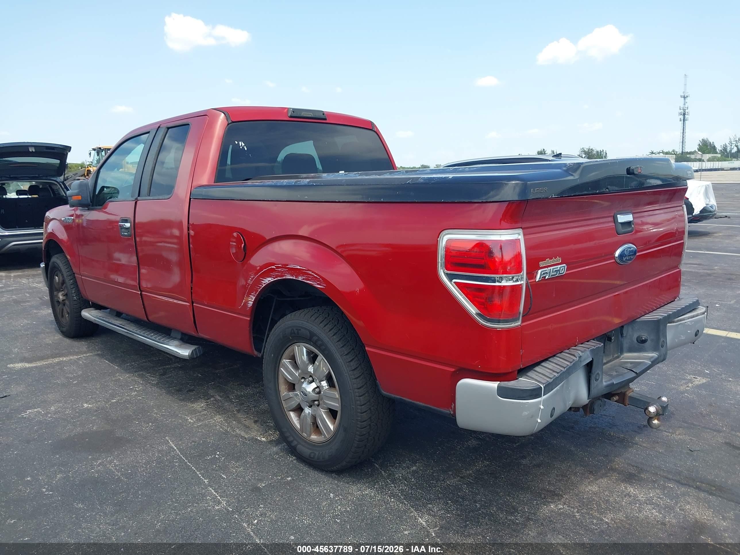 2012 Ford F-150 Xlt Red vin: 1FTEX1CM9CKD29939