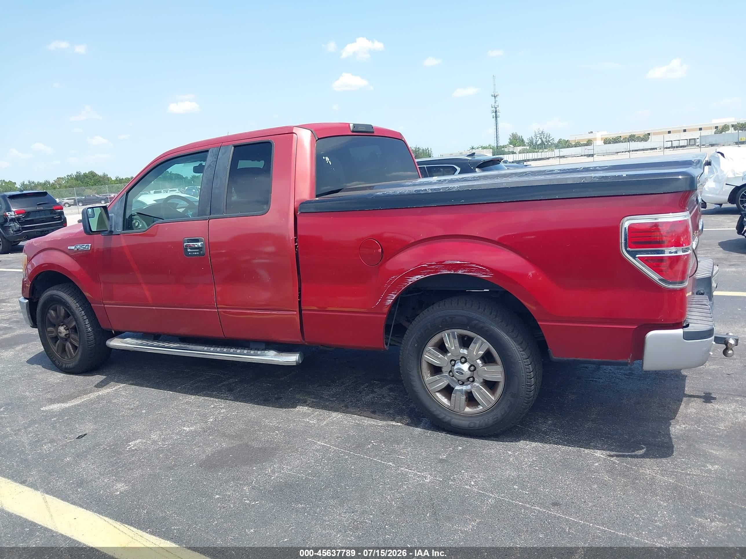 2012 Ford F-150 Xlt Red vin: 1FTEX1CM9CKD29939