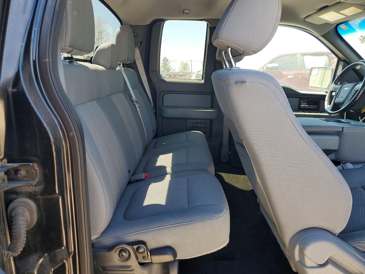 2013 Ford F150 Super Cab Black vin: 1FTEX1CM9DFB18864