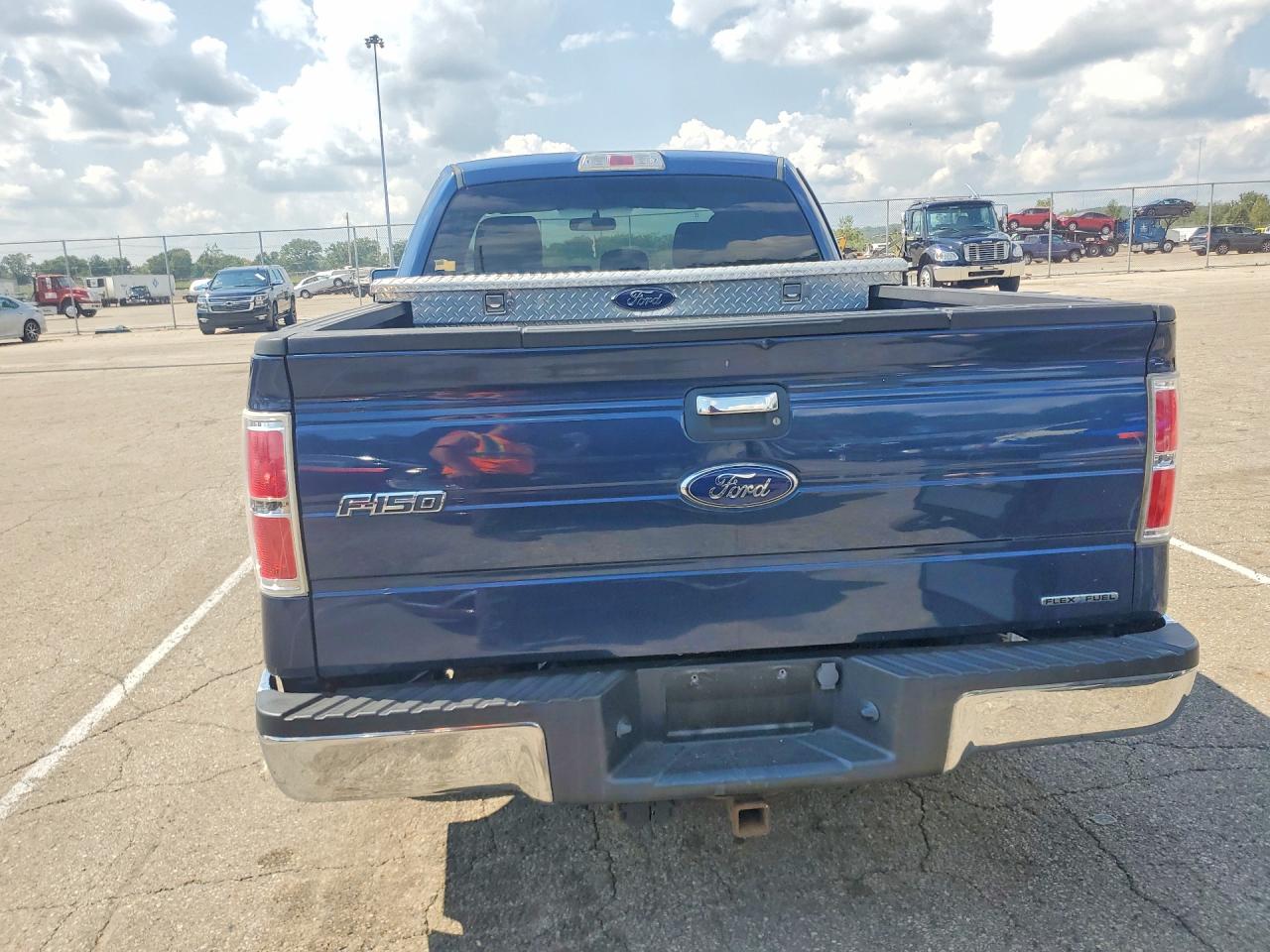 2014 Ford F150 Super Cab Blue vin: 1FTEX1CM9EFB75437
