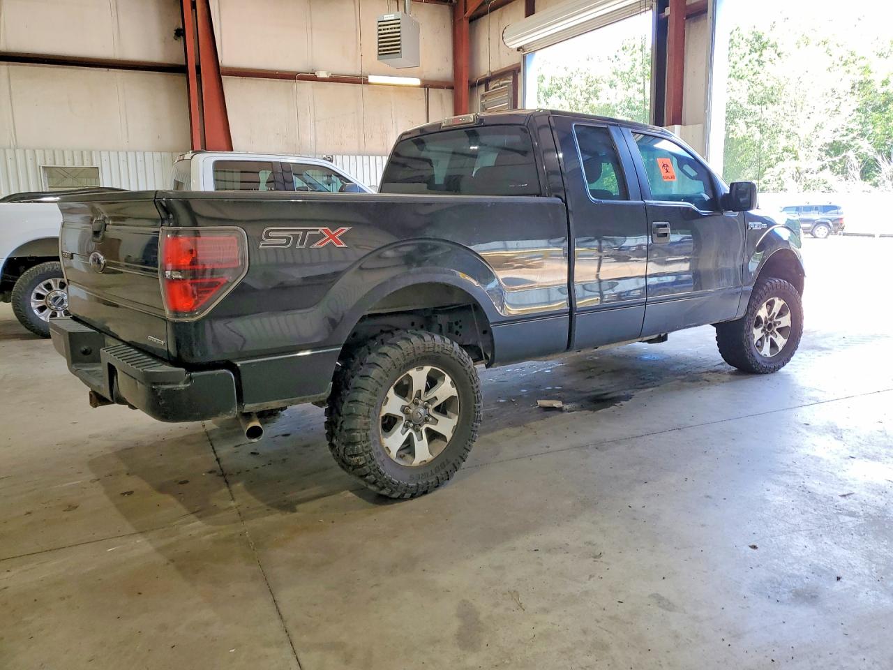 2014 Ford F150 Super Cab Black vin: 1FTEX1CM9EFC68927