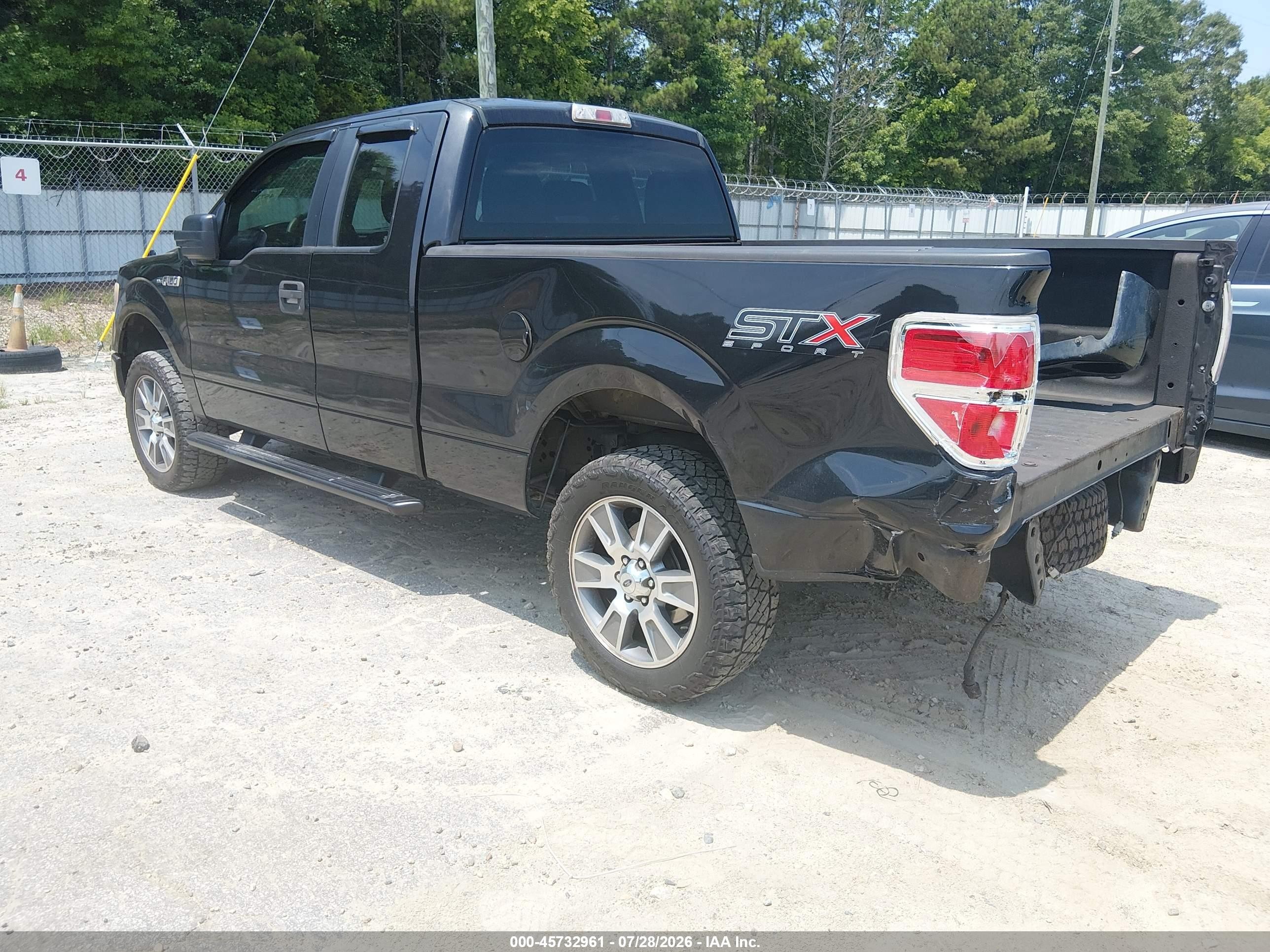 2014 Ford F-150 Stx Черный vin: 1FTEX1CM9EKF68345