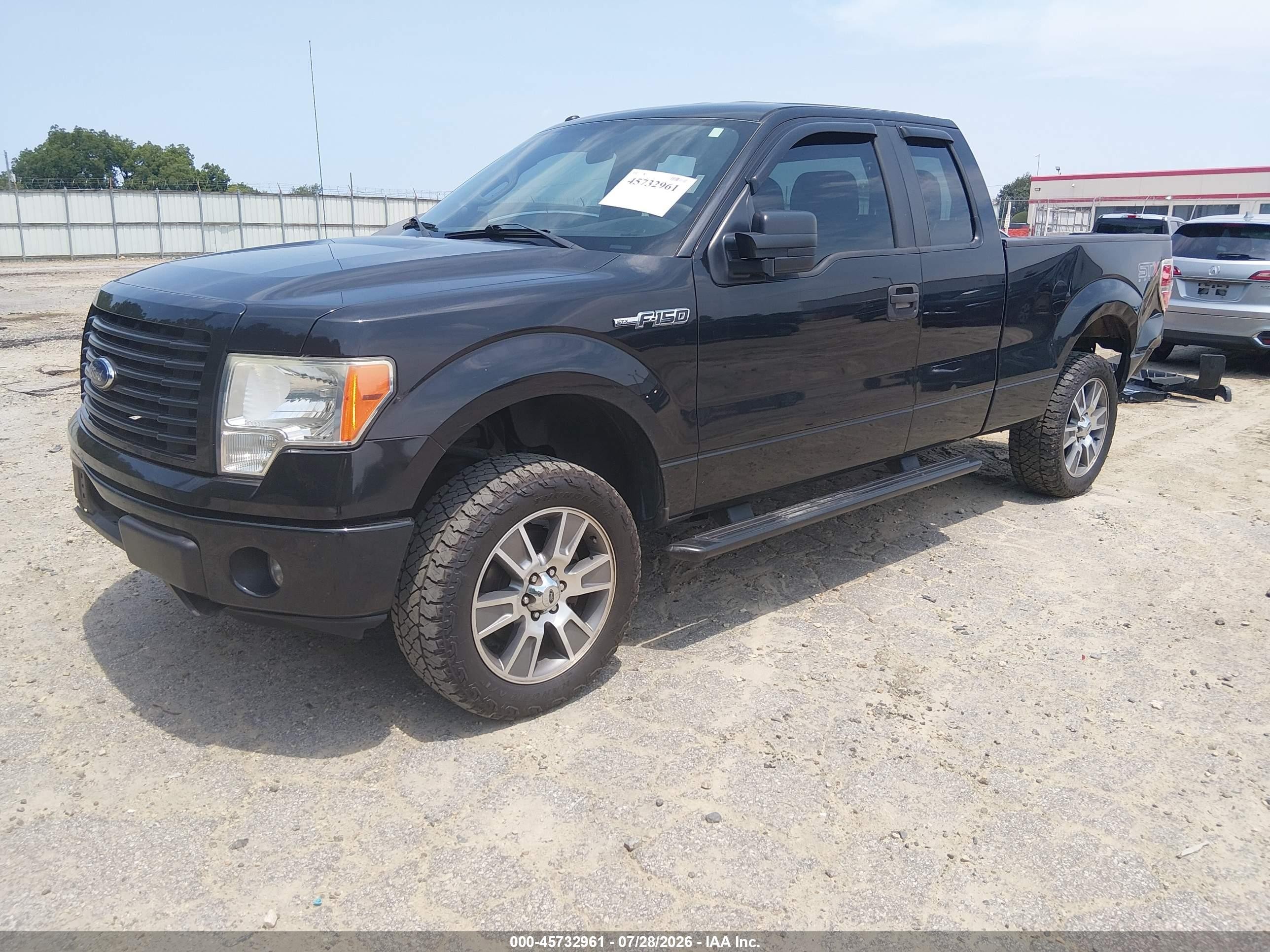2014 Ford F-150 Stx Черный vin: 1FTEX1CM9EKF68345