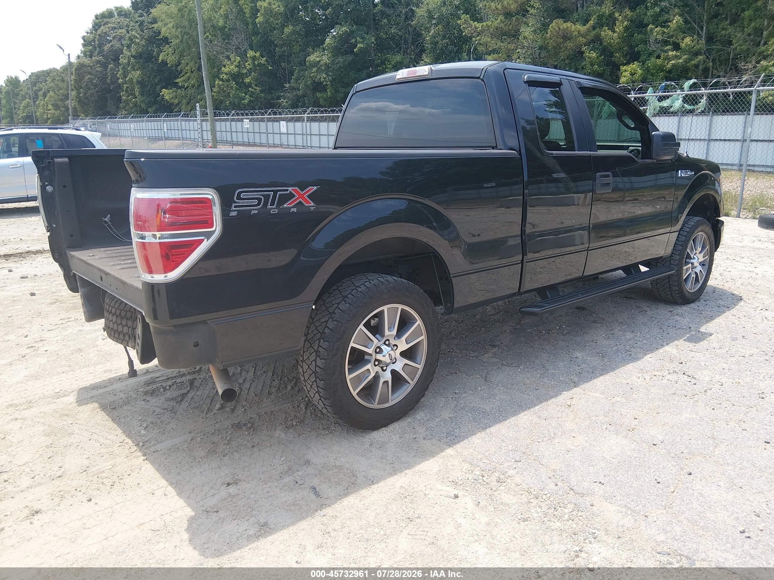 2014 Ford F-150 Stx Черный vin: 1FTEX1CM9EKF68345