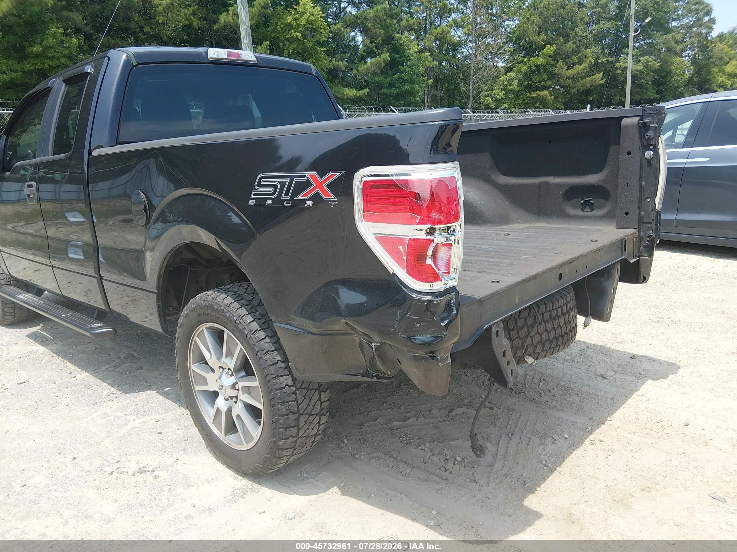 2014 Ford F-150 Stx Черный vin: 1FTEX1CM9EKF68345