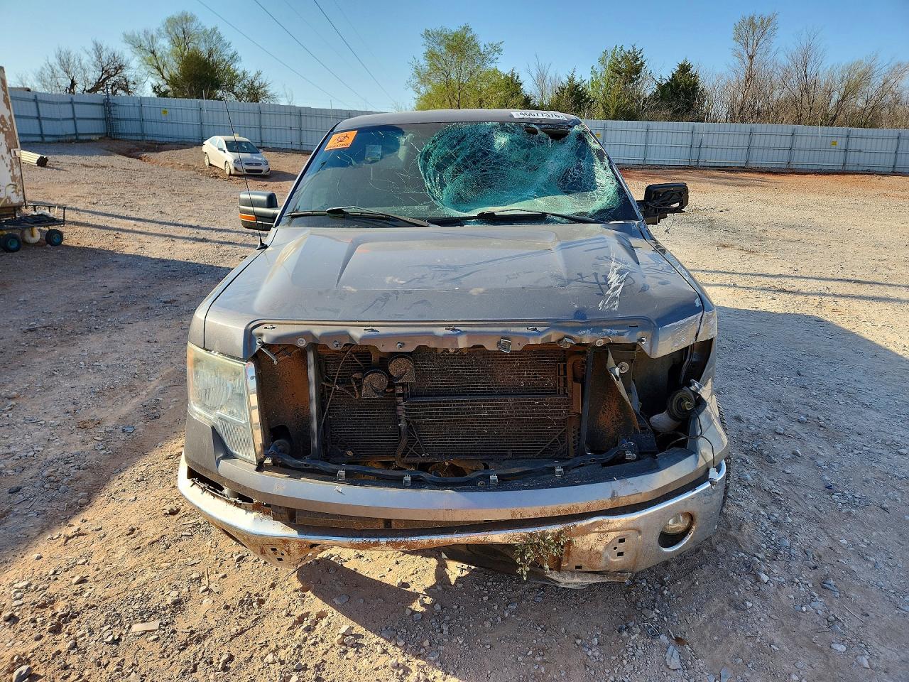 2011 Ford F150 Super Cab Gray vin: 1FTEX1CMXBFB32740