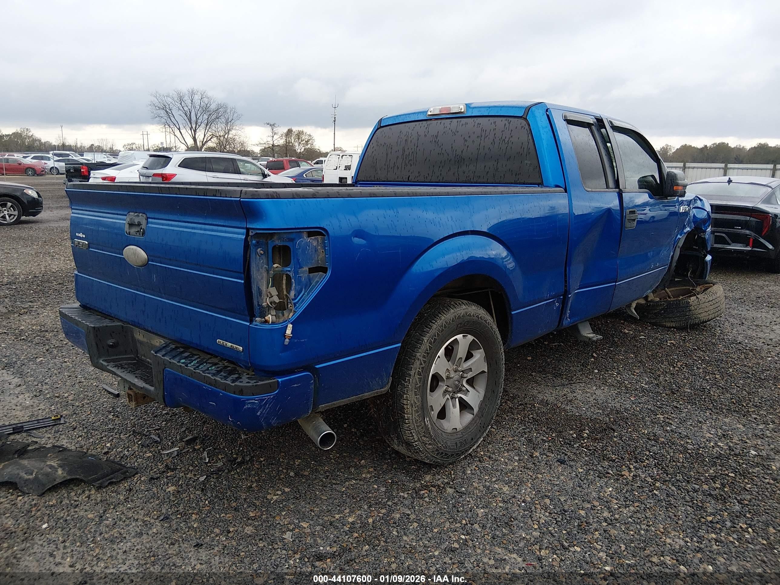 2011 Ford F-150 Xlt Blue vin: 1FTEX1CMXBFD40679