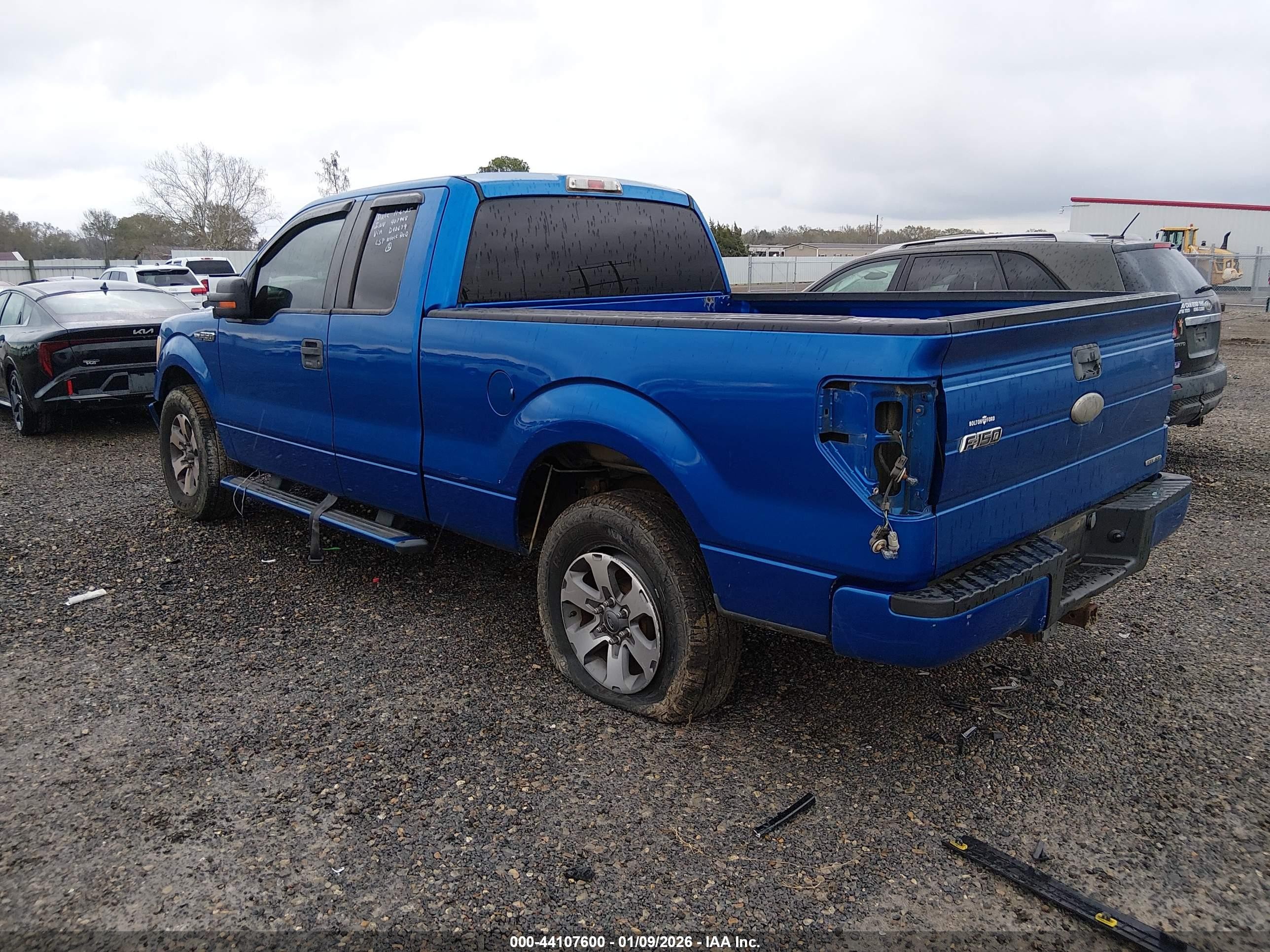 2011 Ford F-150 Xlt Blue vin: 1FTEX1CMXBFD40679