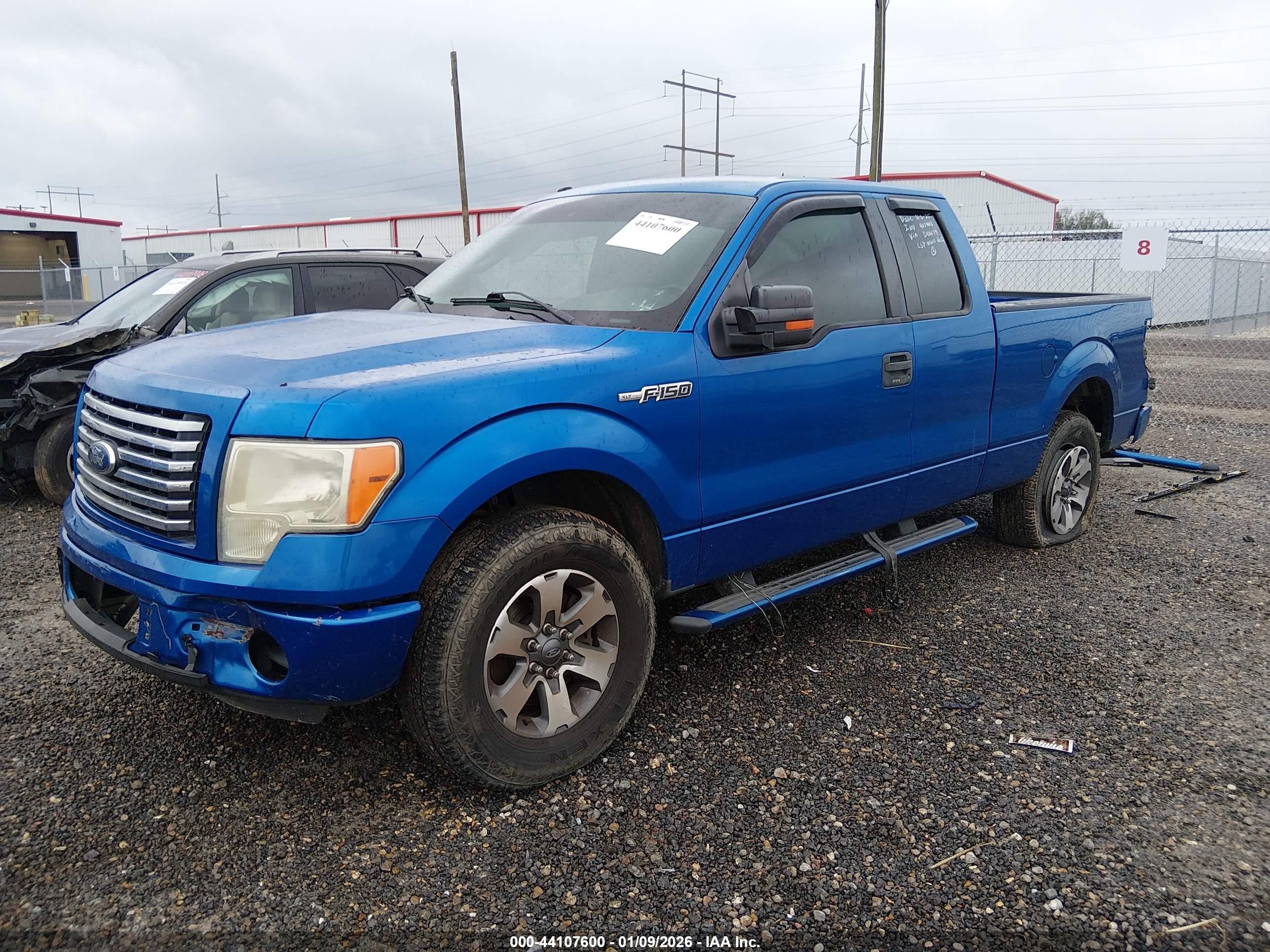 2011 Ford F-150 Xlt Blue vin: 1FTEX1CMXBFD40679