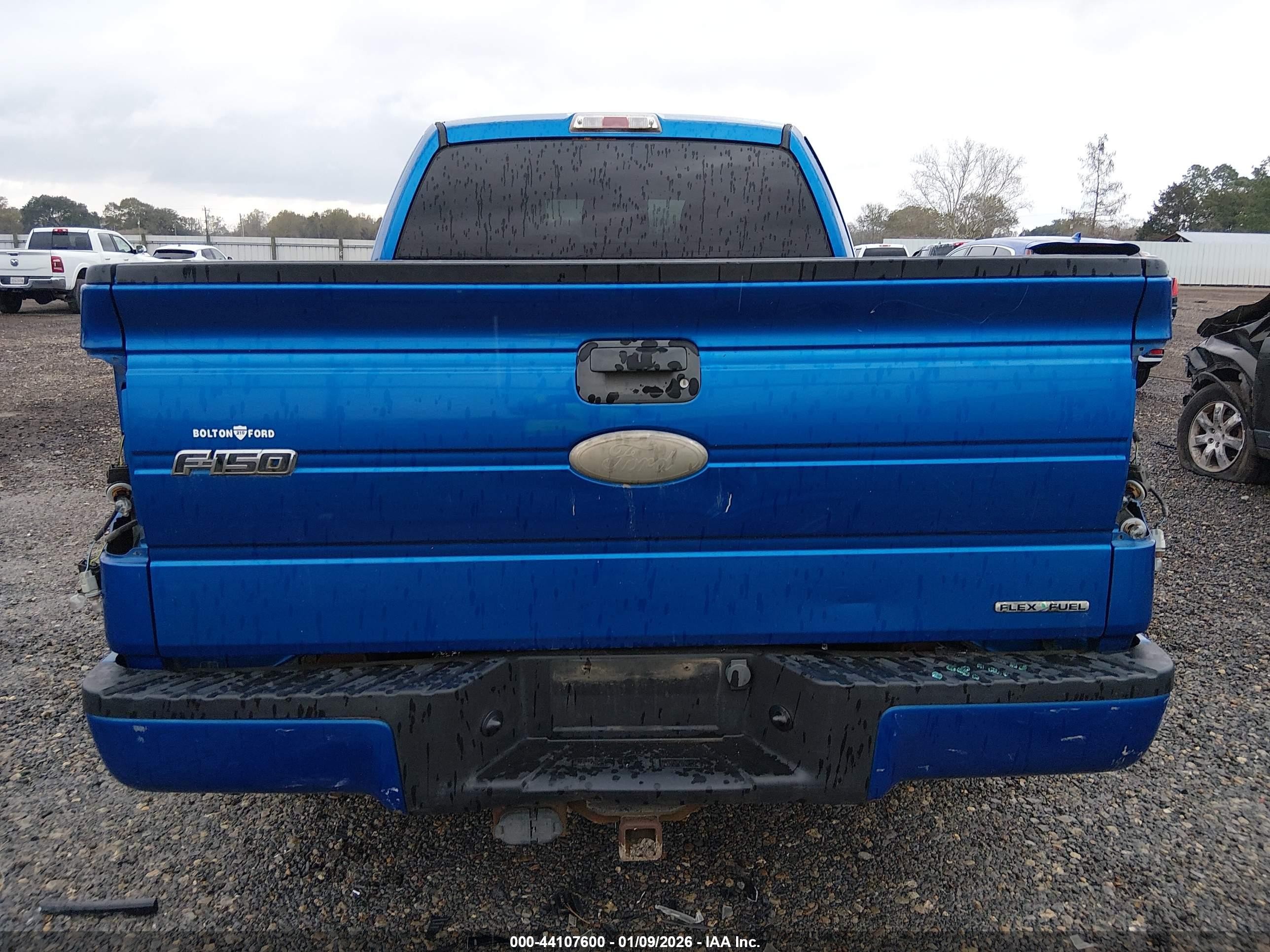 2011 Ford F-150 Xlt Blue vin: 1FTEX1CMXBFD40679