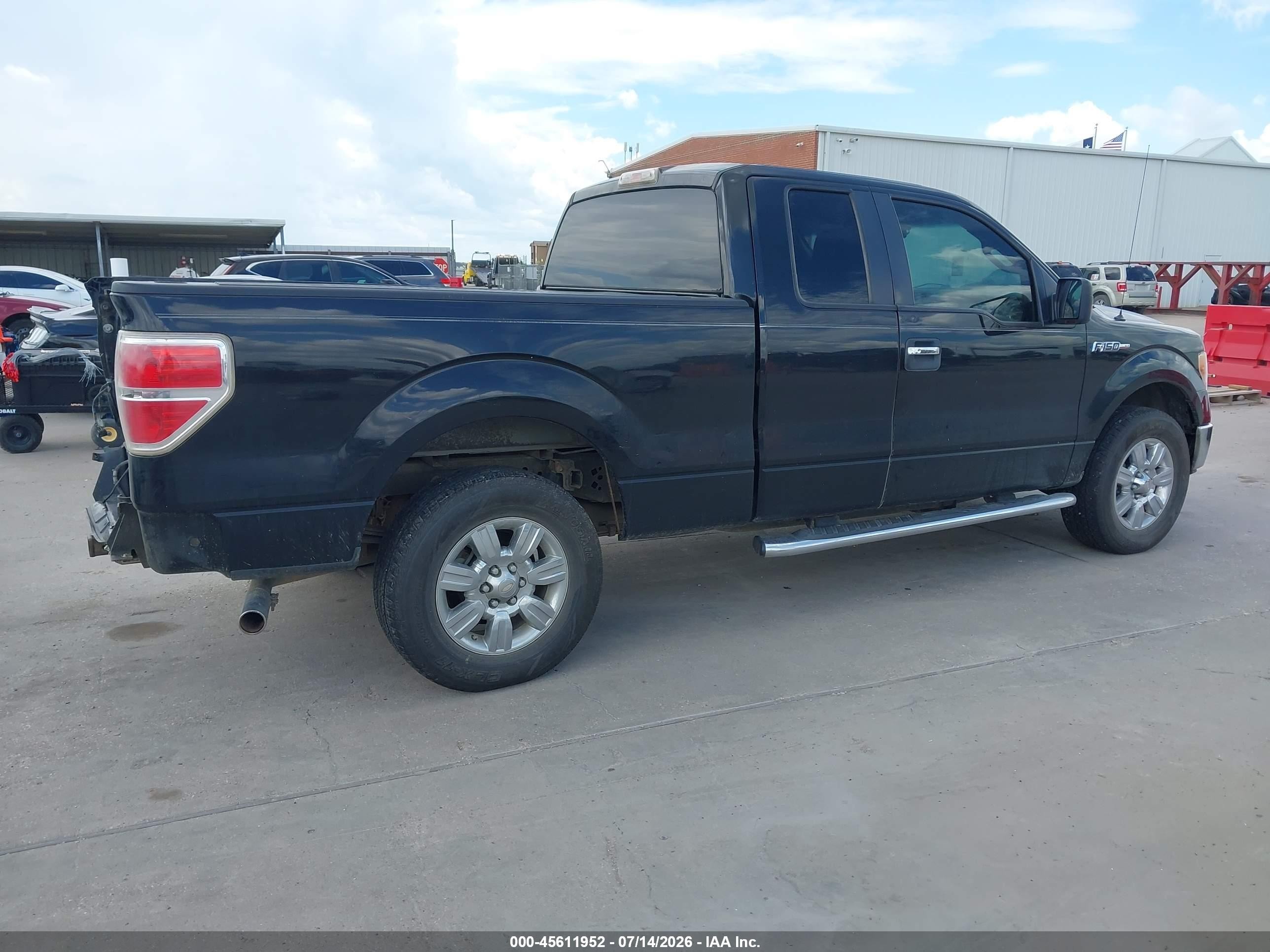2012 Ford F-150 Xlt Black vin: 1FTEX1CMXCKD36303